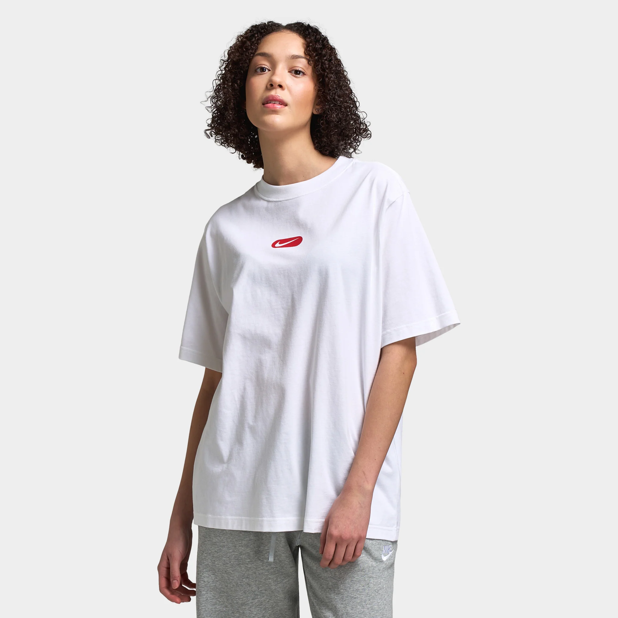 Nike Sportswear Women's Club Swoosh Tee / White