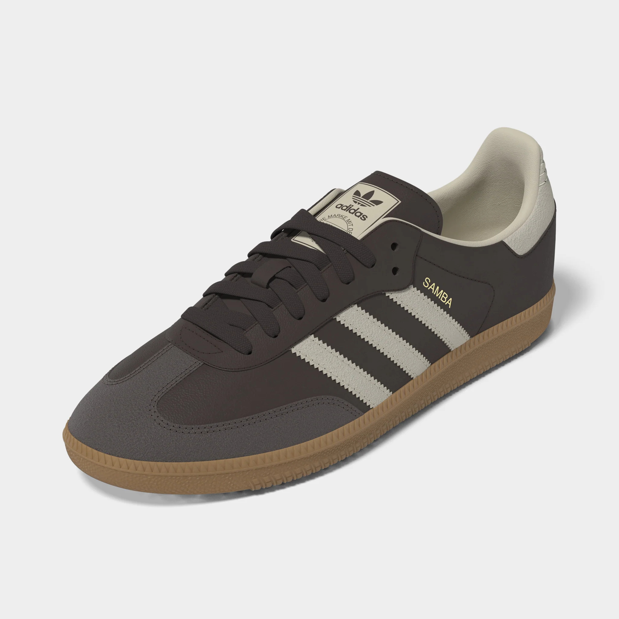 Adidas Samba OG Brown / Putty Green - Gold