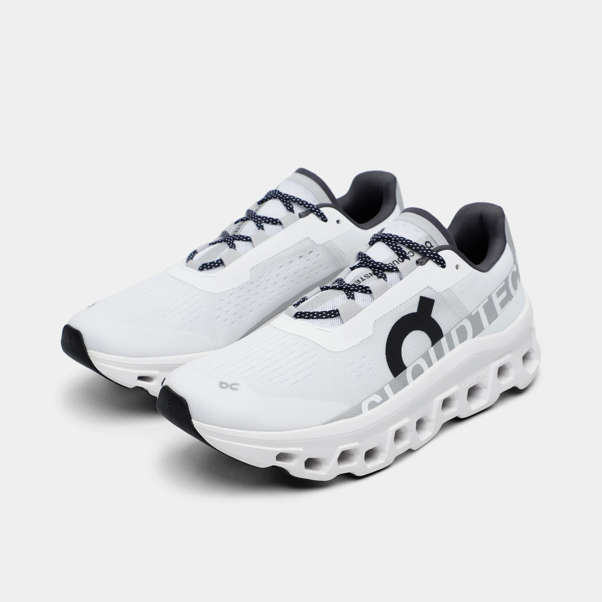 On Cloudmonster 1 / All White