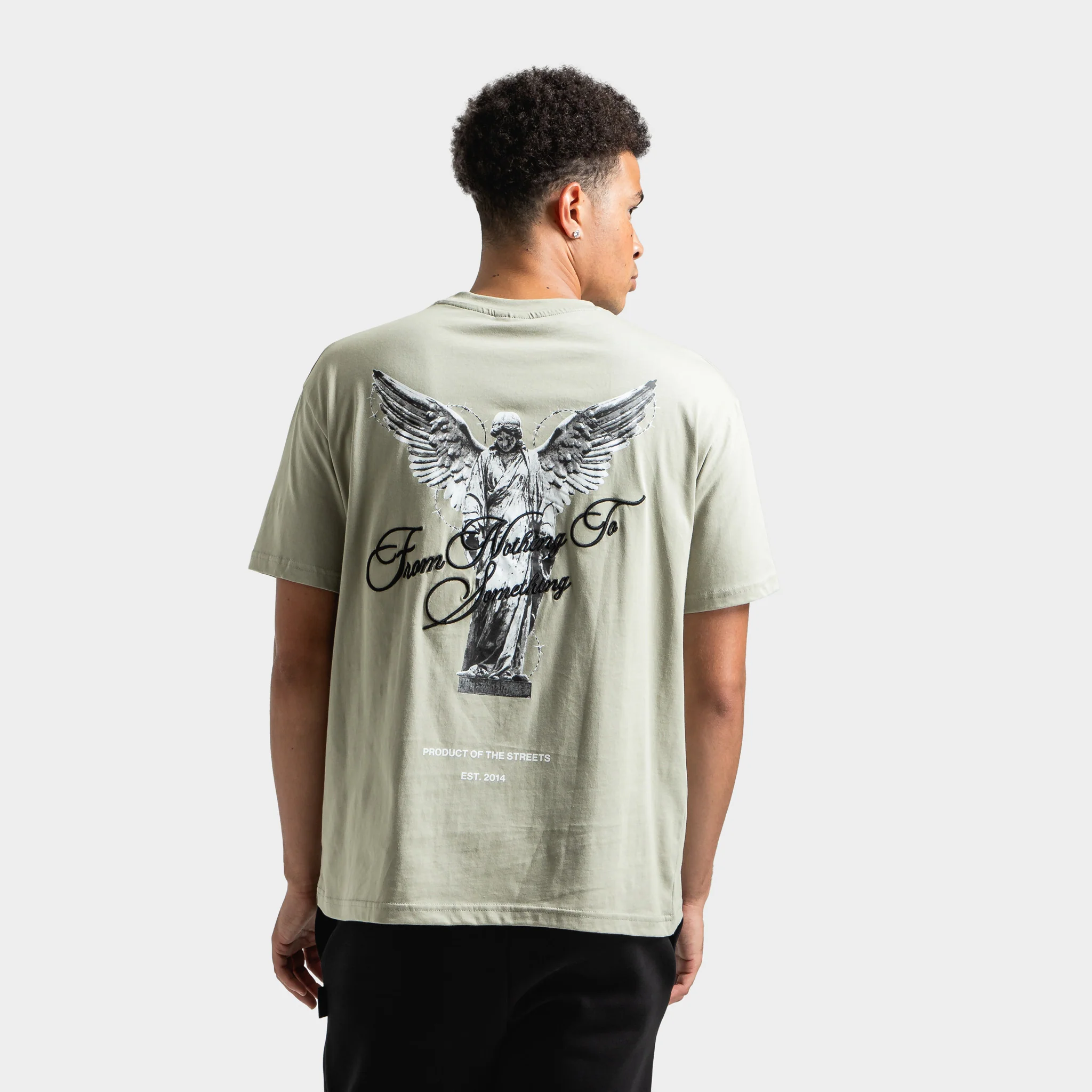 Hoodrich Vital T-Shirt Abbey Stone / White - Black