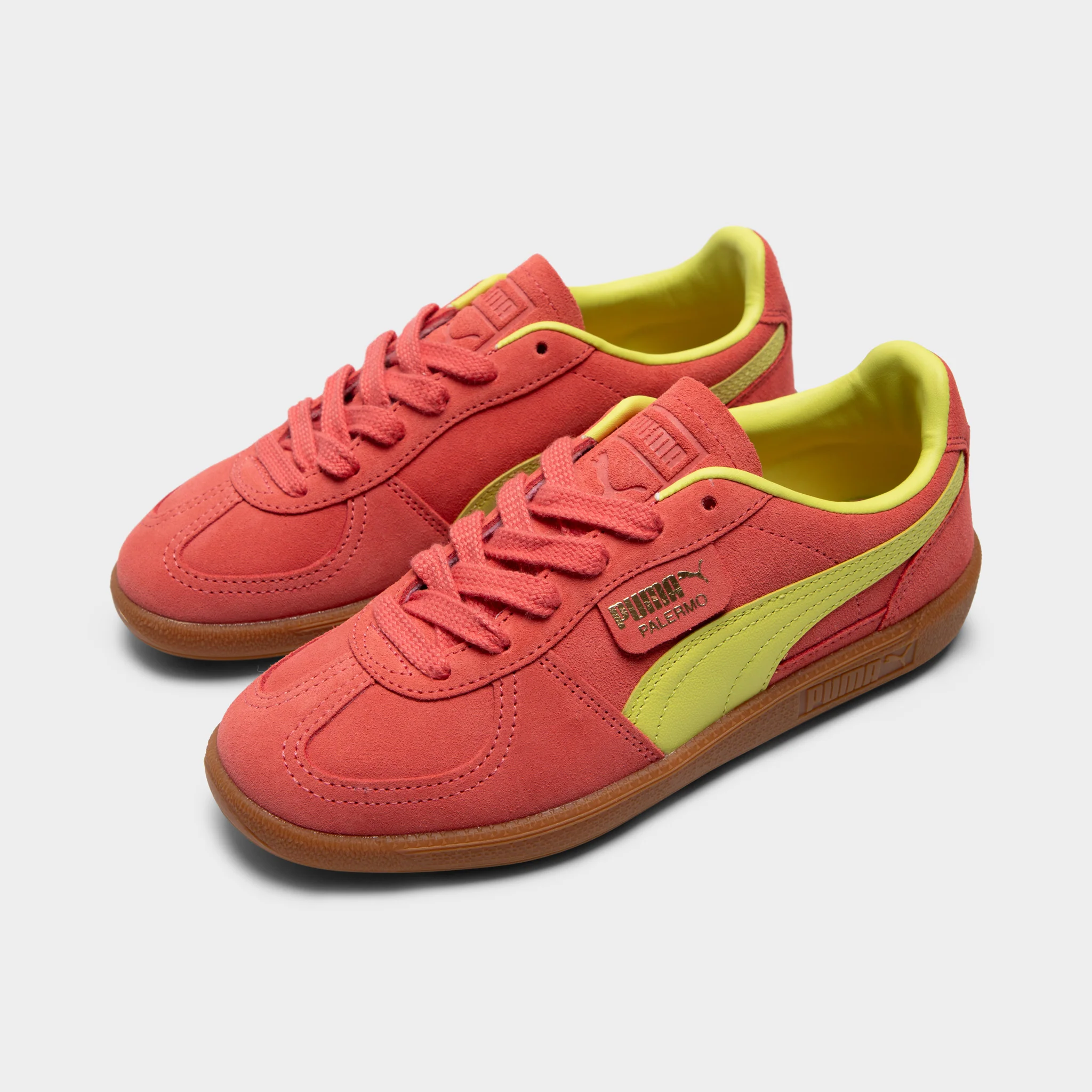 Puma Women's Palermo Salmon / Lime Sheen - Gum