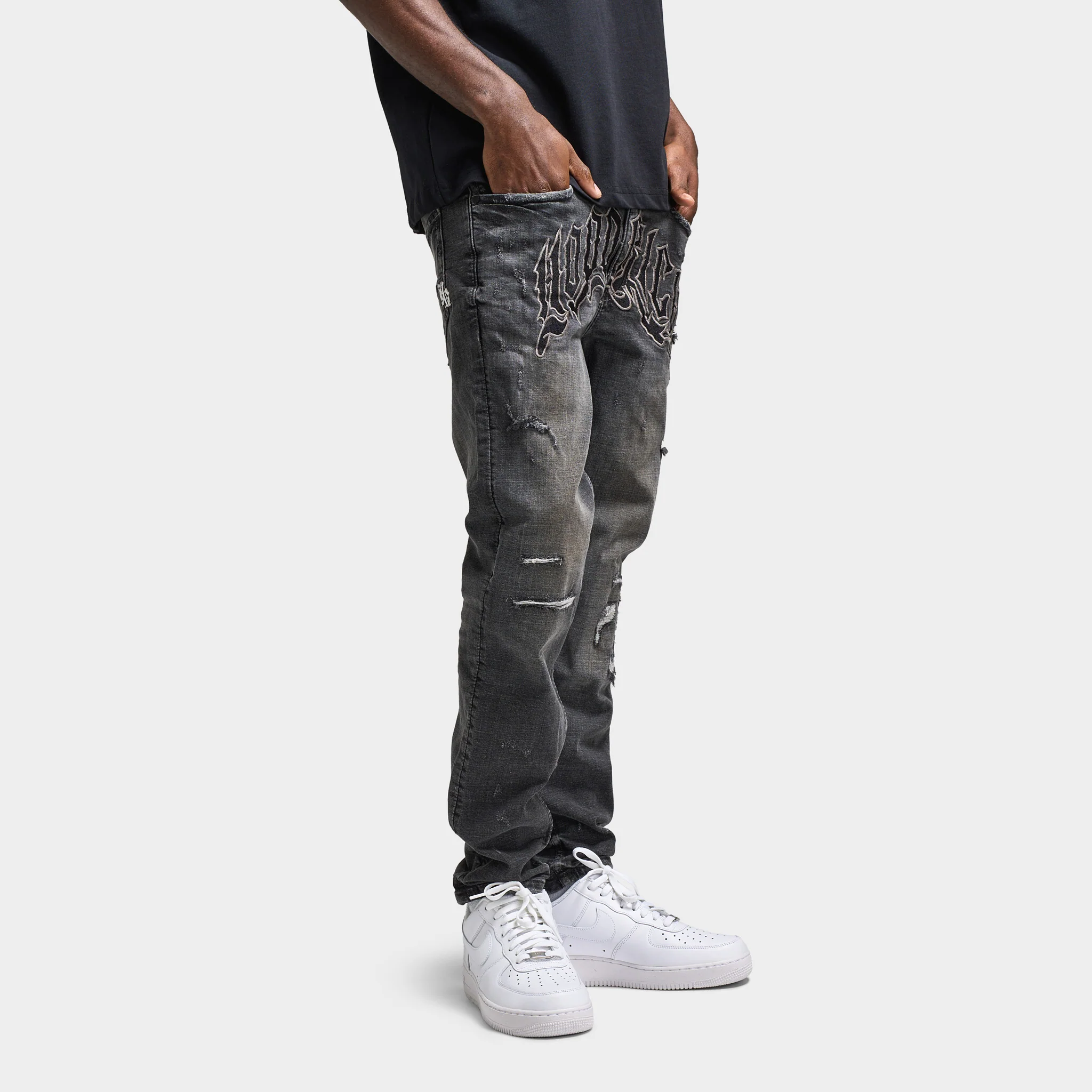 Hoodrich Ritual Denim Pants / Black