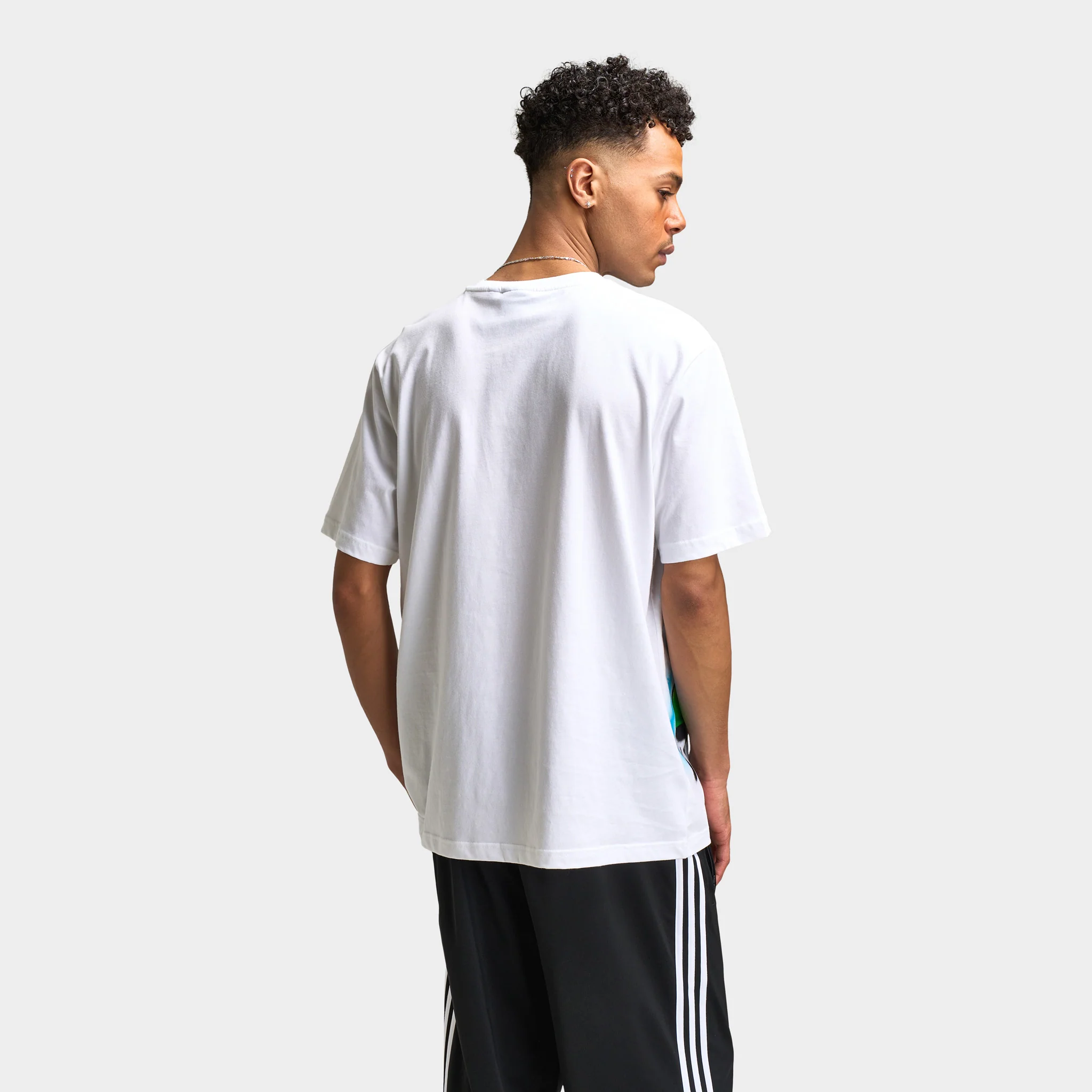 adidas Q12 TS Street Airbrush T-Shirt / White