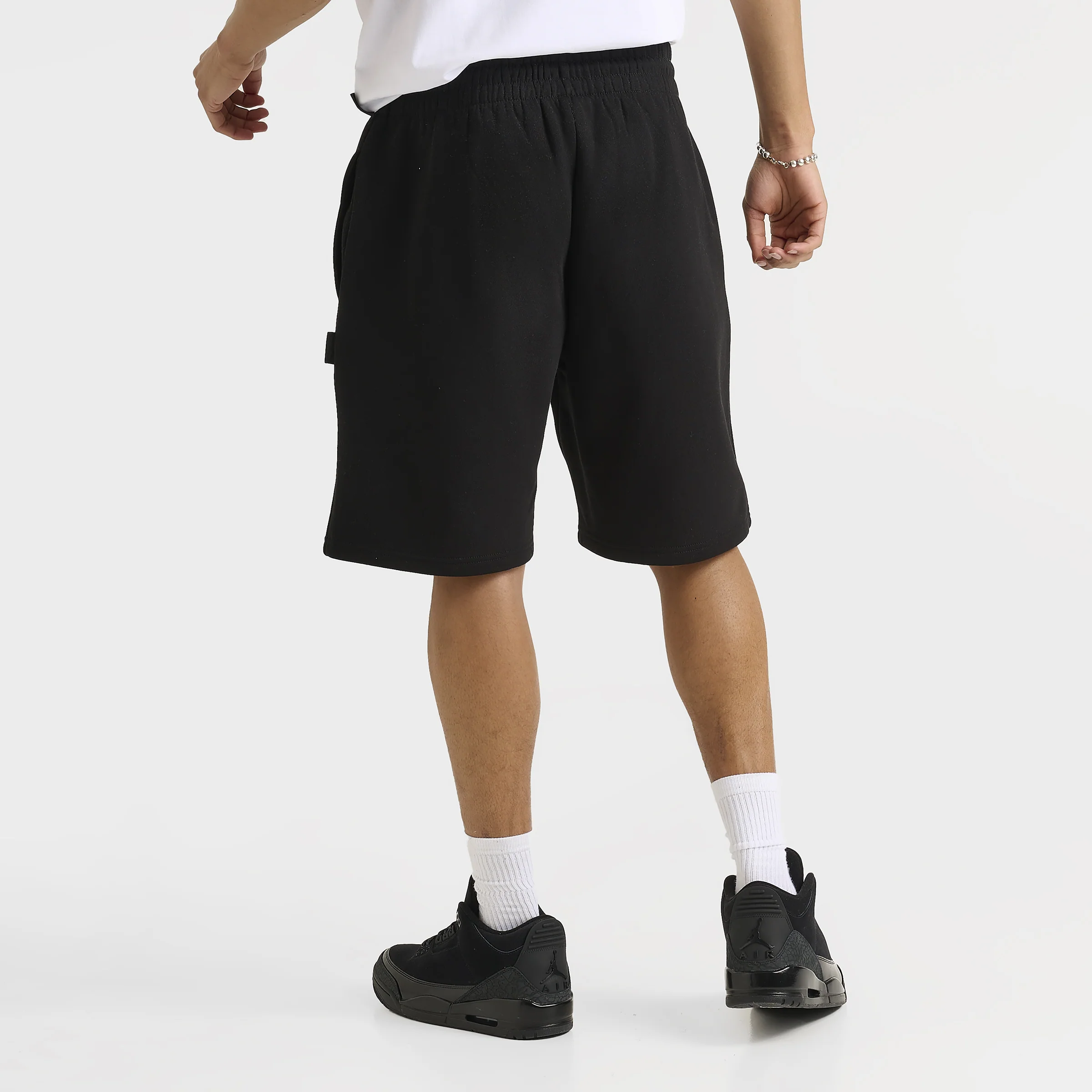 Hoodrich Crown Oversized Shorts Black / Lychee