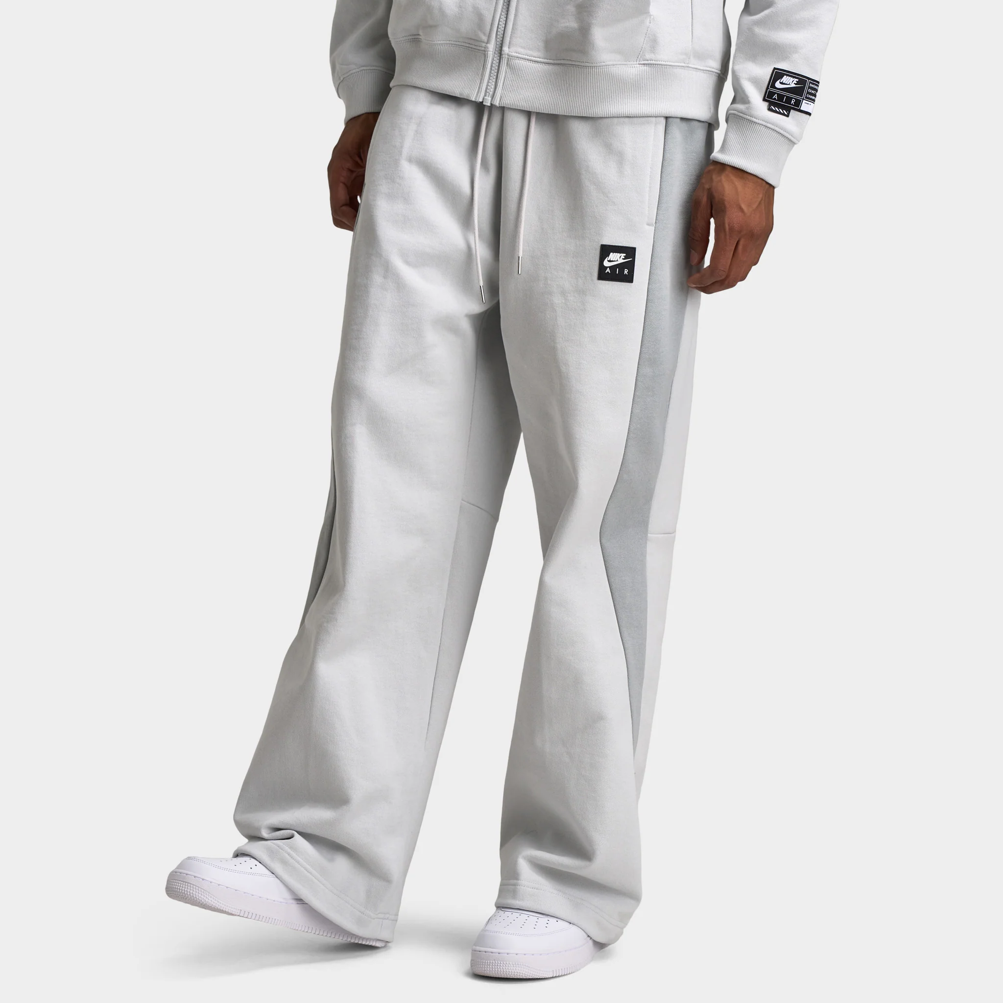 Nike Air Fleece Pants Photon Dust / Light Smoke Grey - Hyper Royal