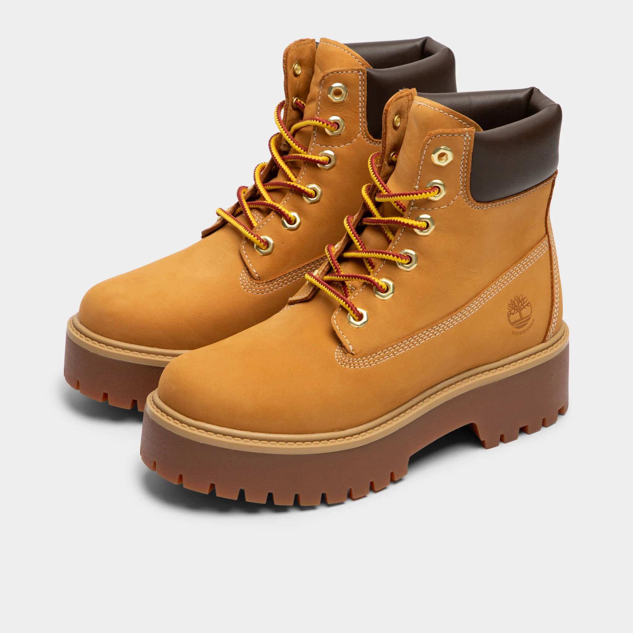 Timberland Women's Premium 6-Inch Waterproof Platform Boot / Wheat Nubuck