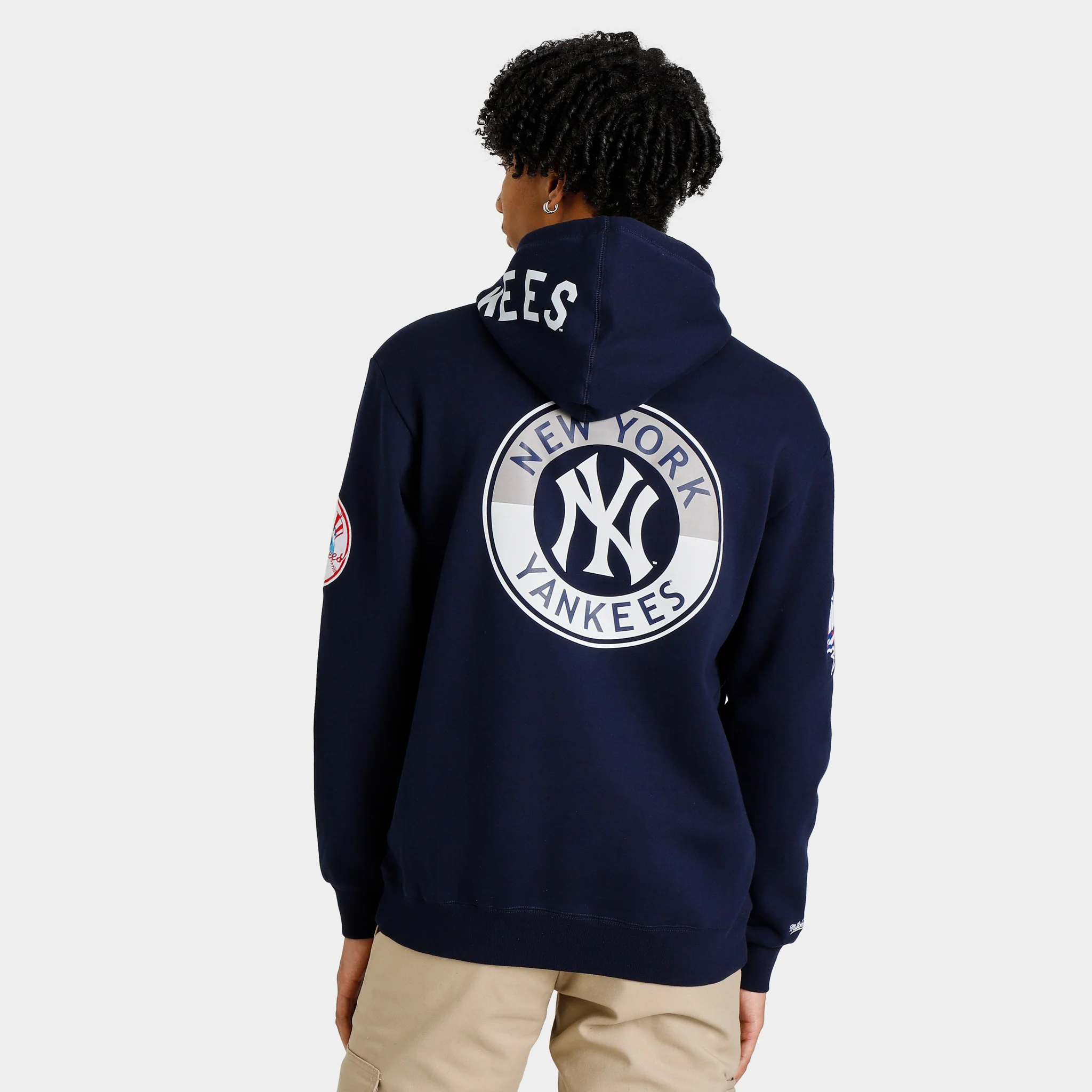 Mitchell & Ness Yankees City Collection Pullover Hoodie / Navy