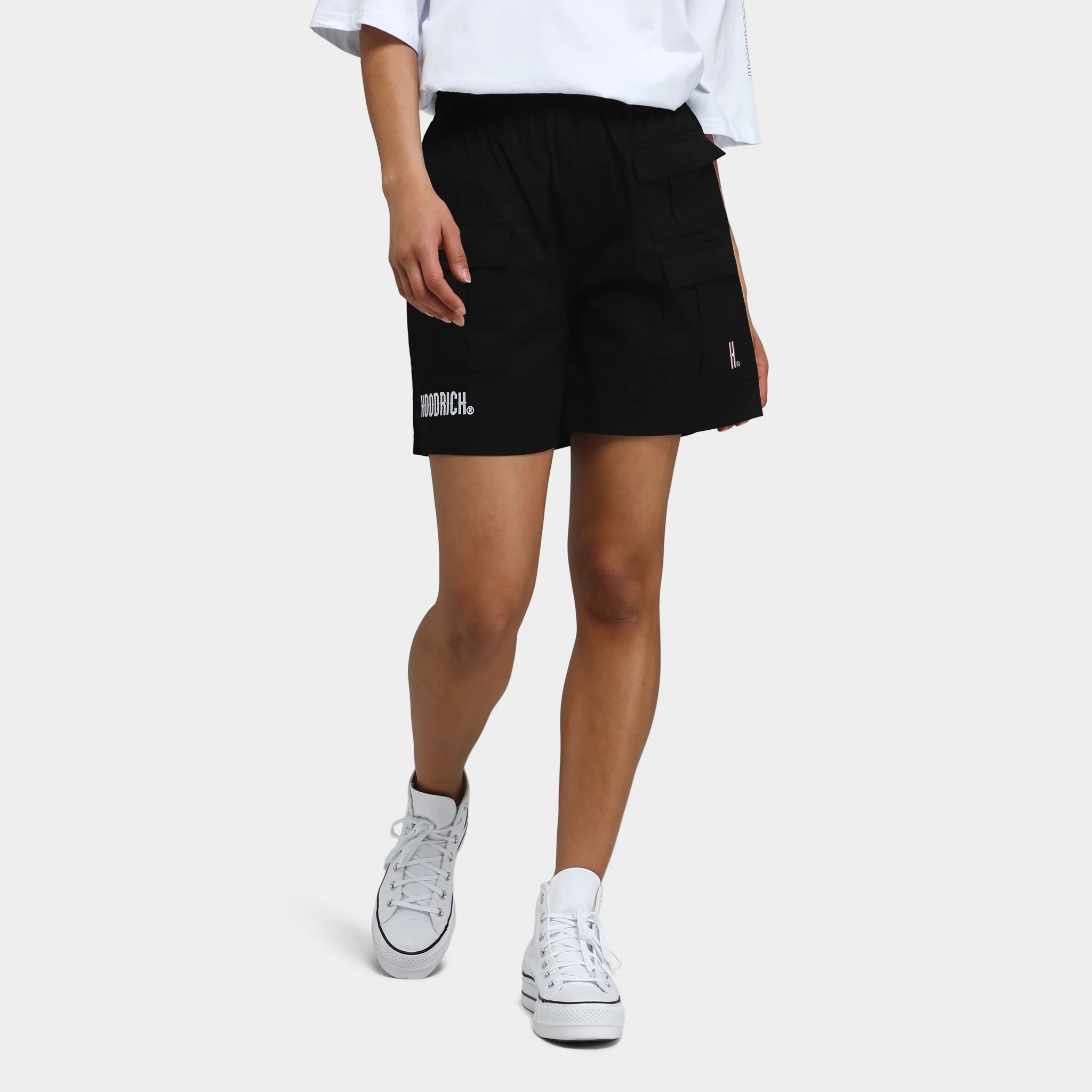 Hoodrich Women's OG Combat Cargo Shorts / Black