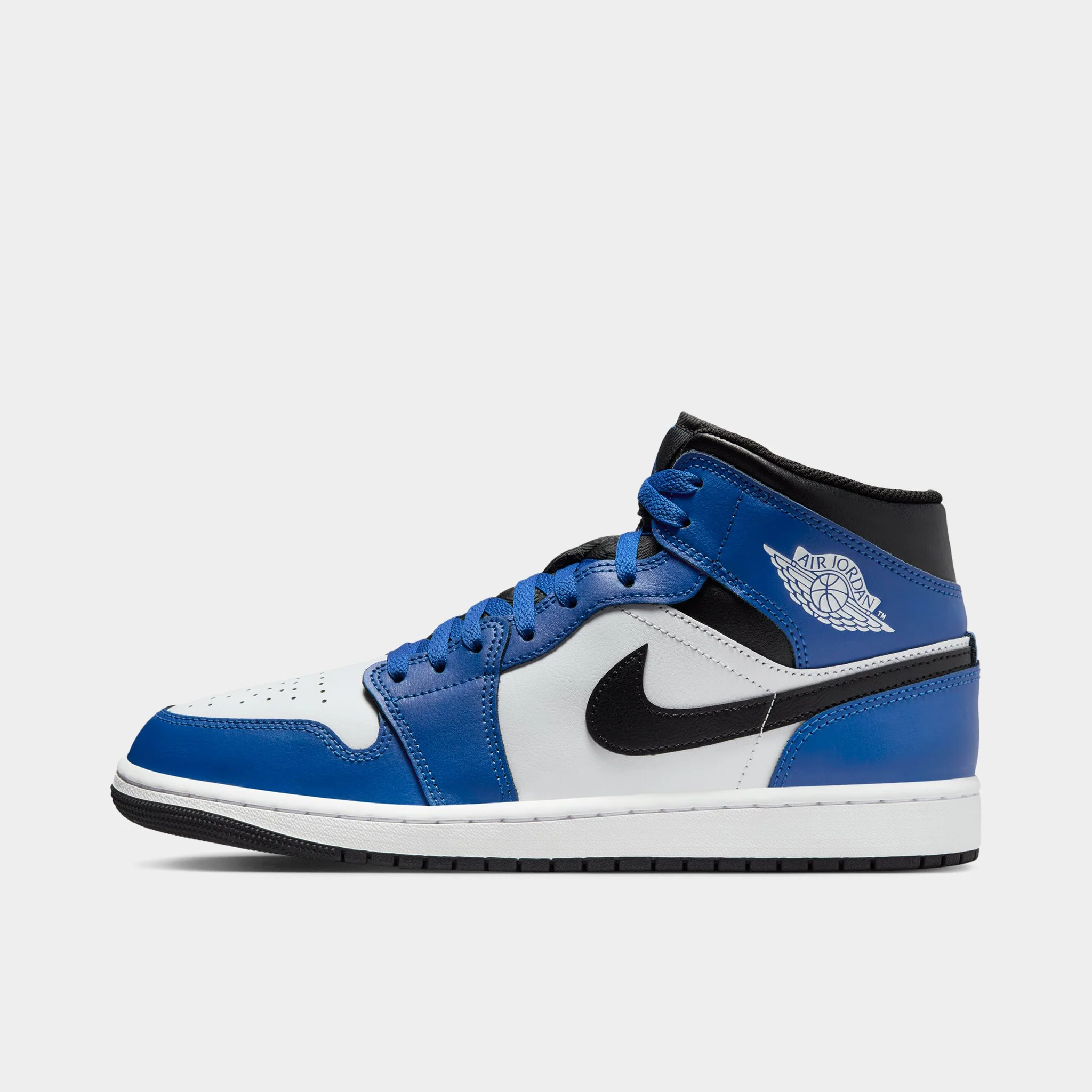 Jordan 1 Mid Game Royal / Black - White