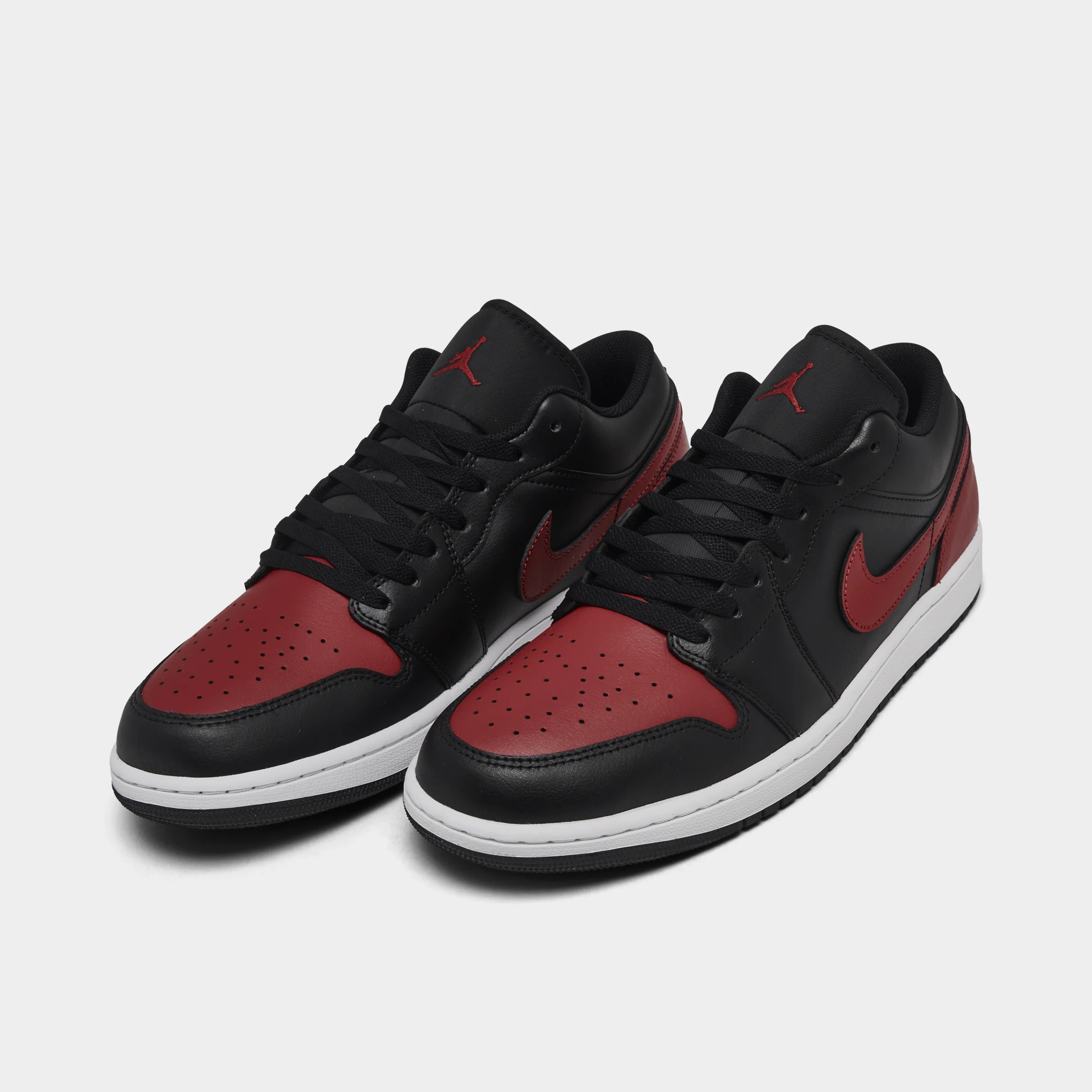 Jordan 1 Low Black / Varsity Red - Summit White