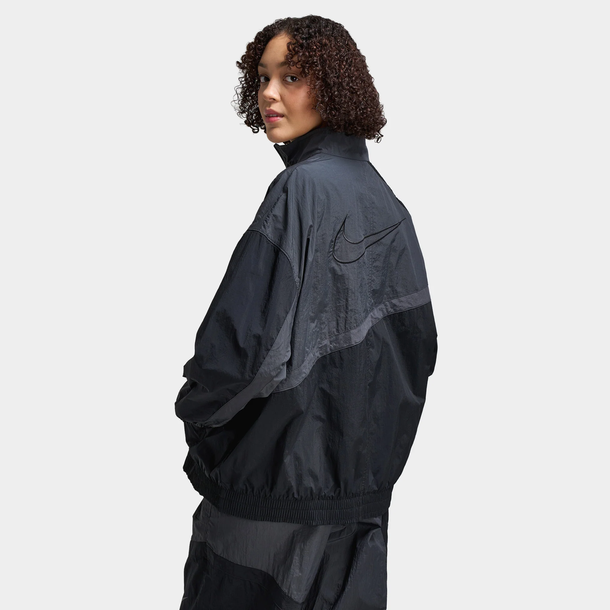 Nike Sportswear Street Women's Woven Jacket Anthracite / Black - Black