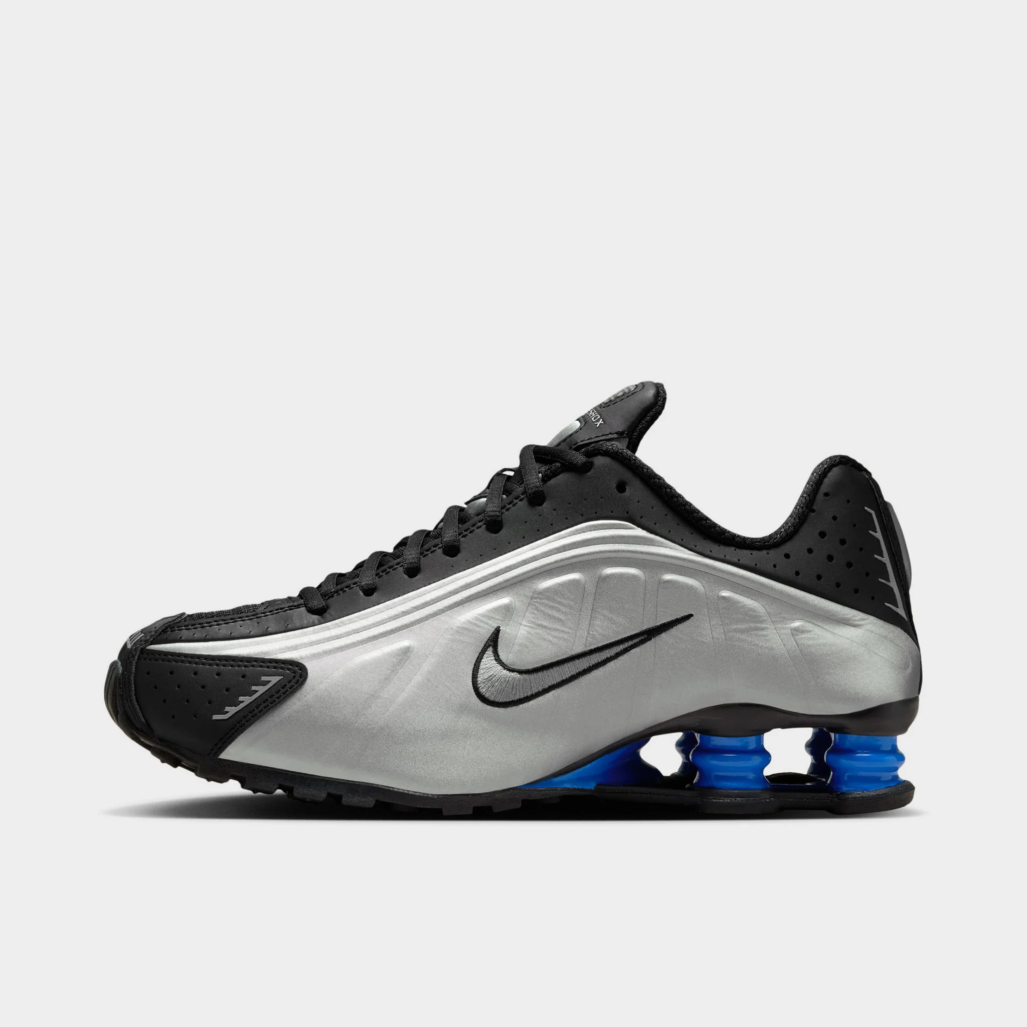 Nike Women's Shox R4 Black / Metallic Silver - Racer Blue