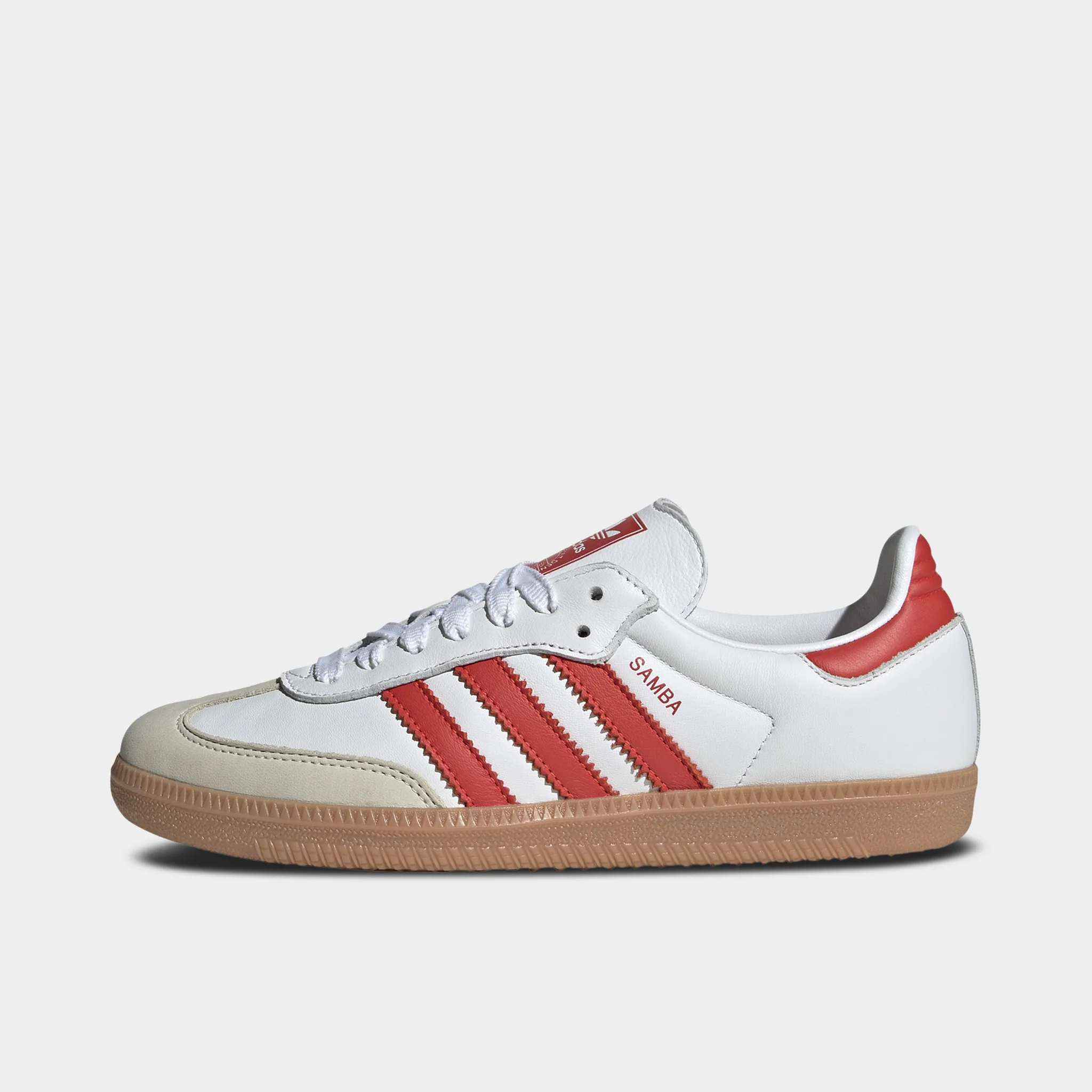 adidas Originals Women's Samba OG White / Solar Red - Off White