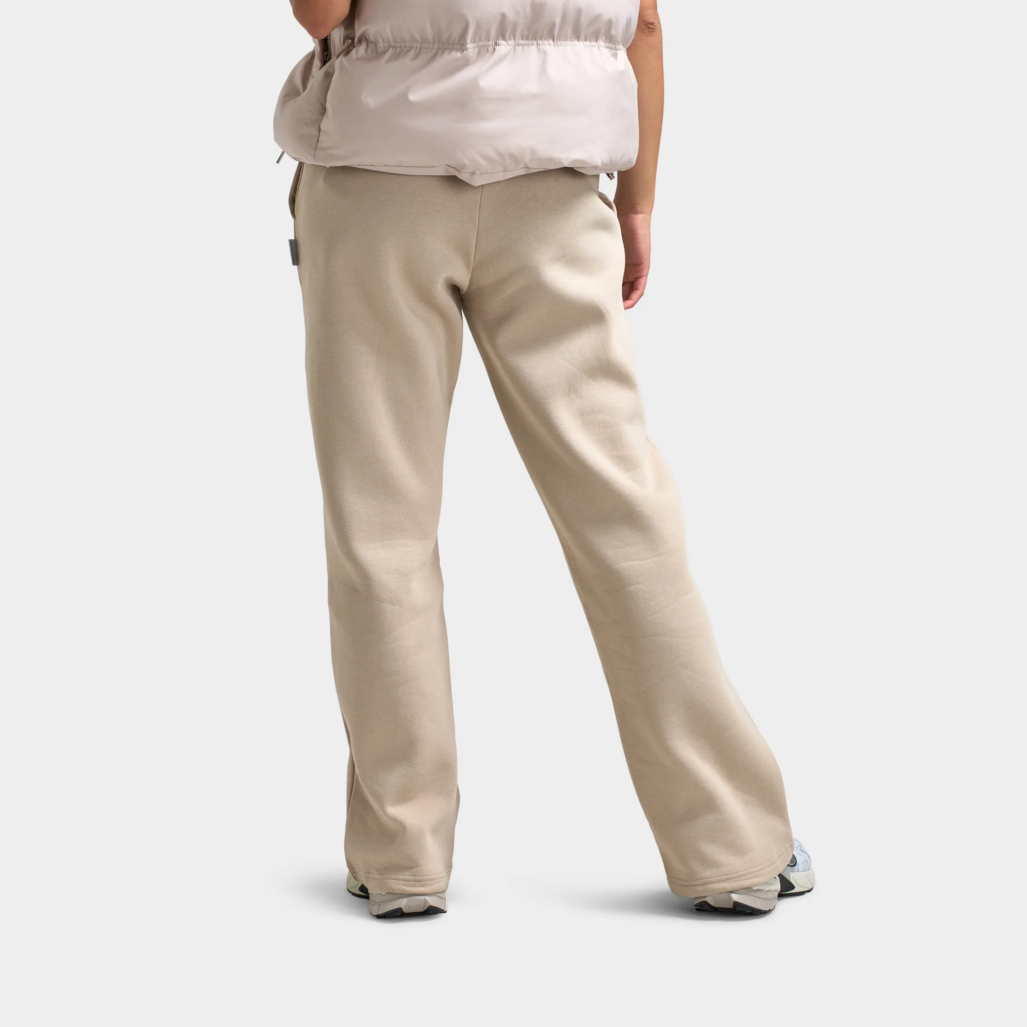 Hoodrich Women's Storm Wide Leg Jogger Oxford Tan / White