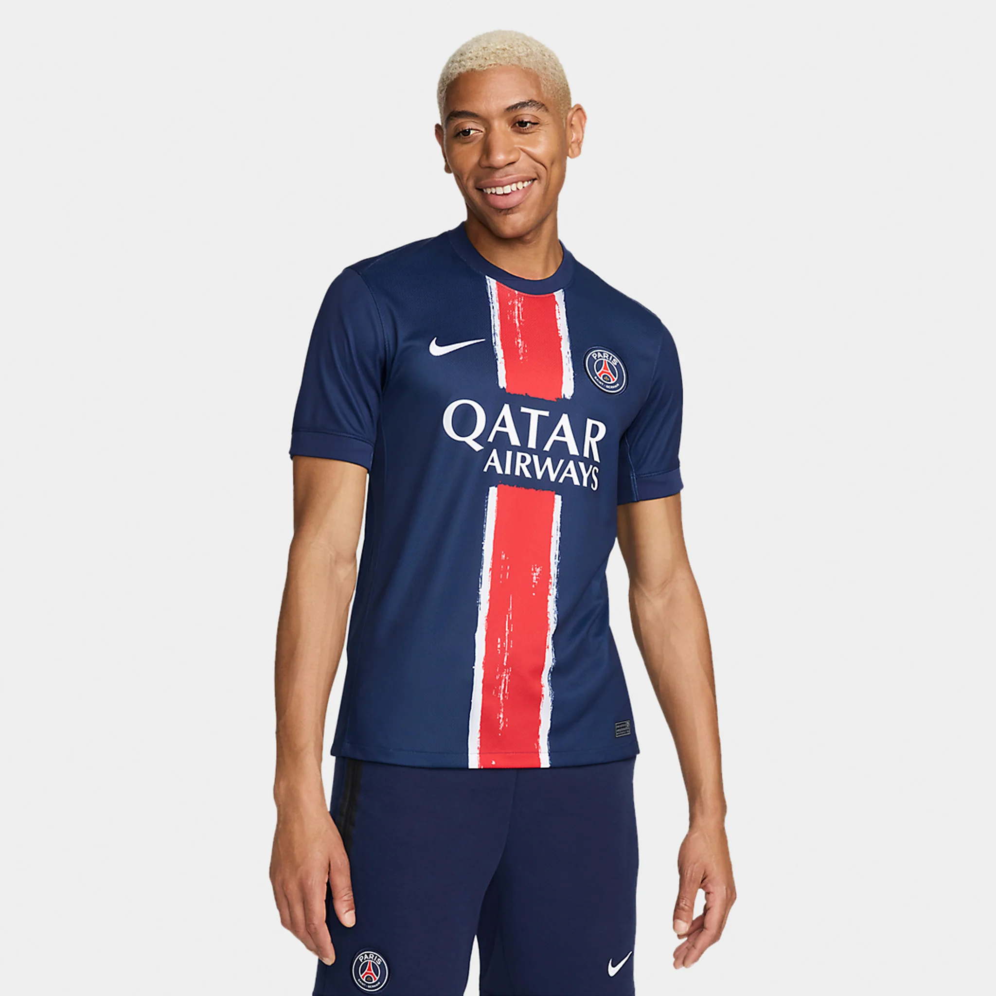 Nike Dri-FIT Paris Saint Germaine Soccer Jersey Midnight Navy / White