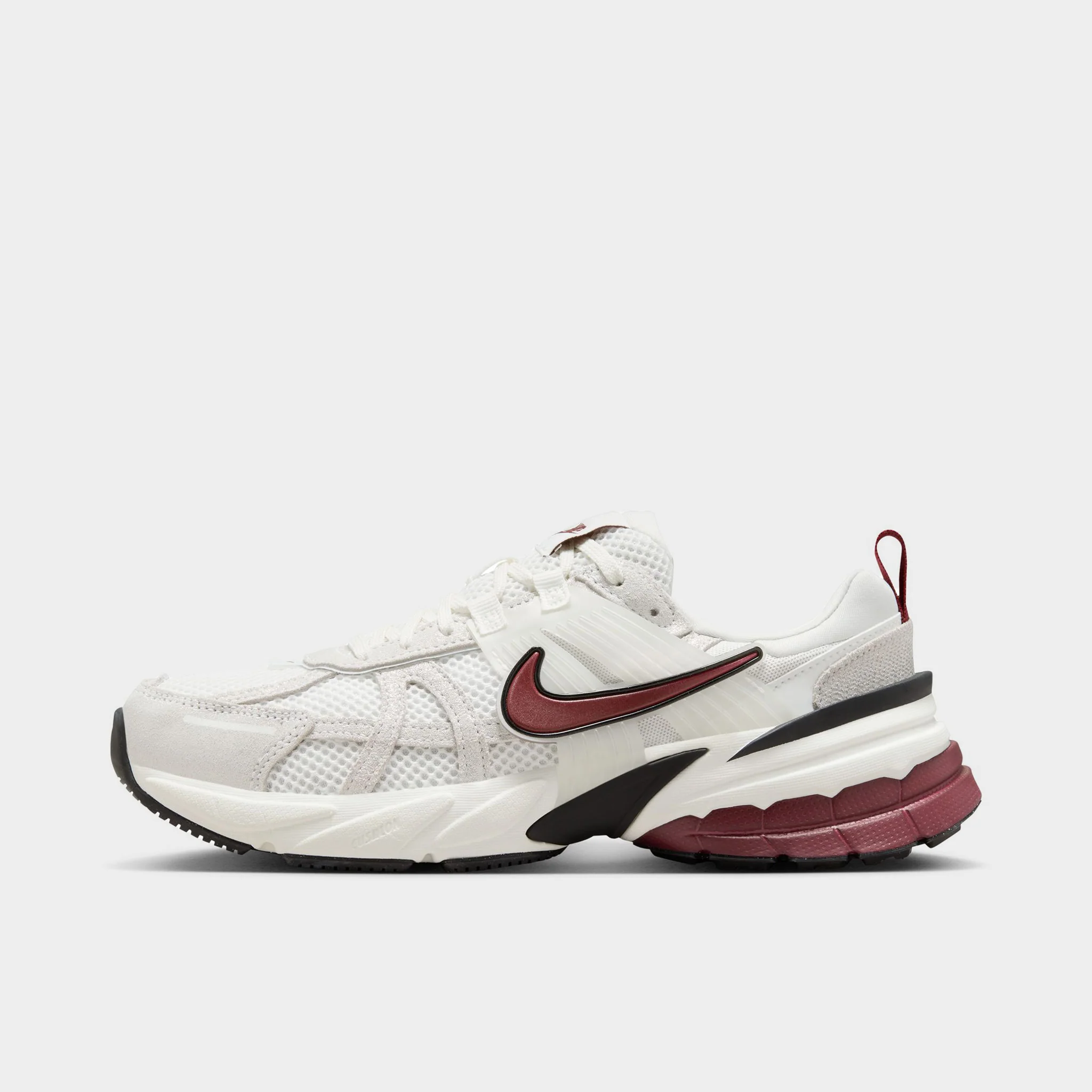 Nike Women's V2K Run SE White / Team Red - Black