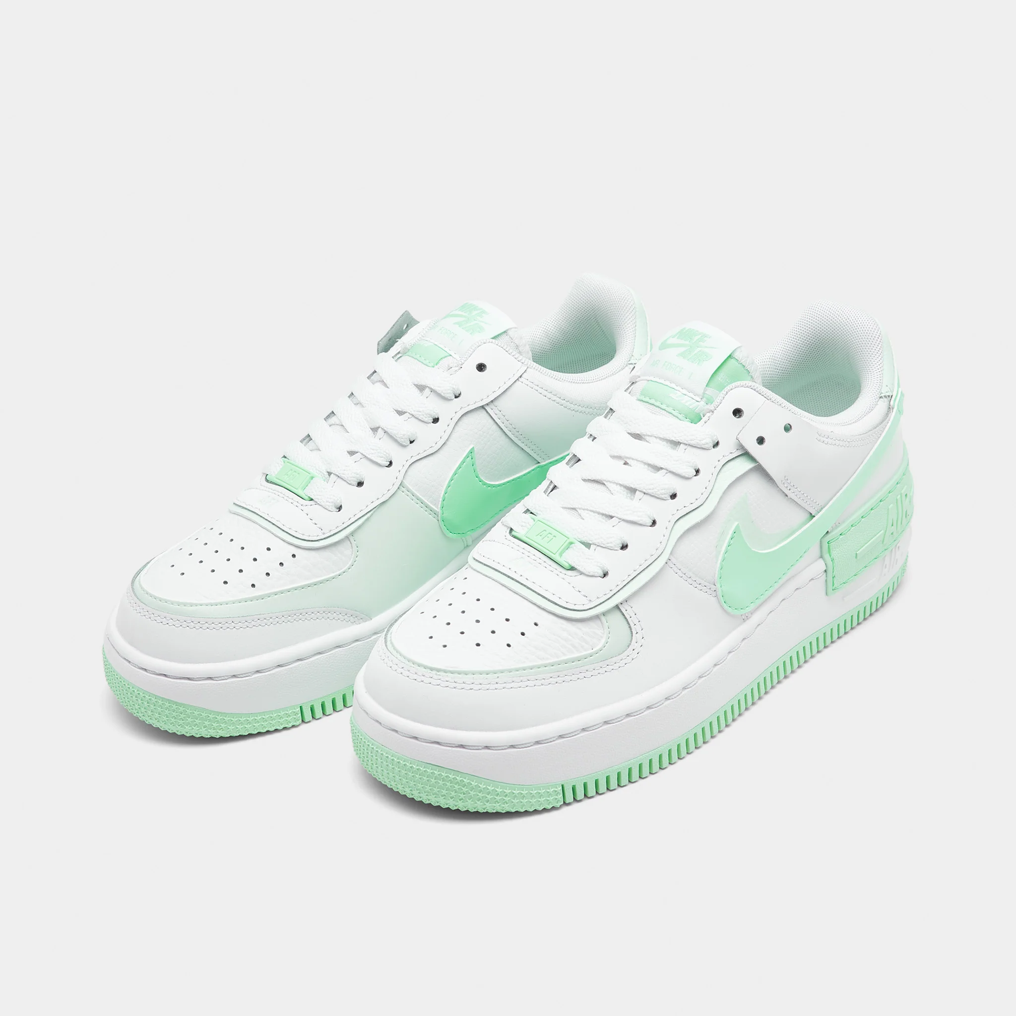 Nike Women's Air Force 1 Shadow White / Mint Green