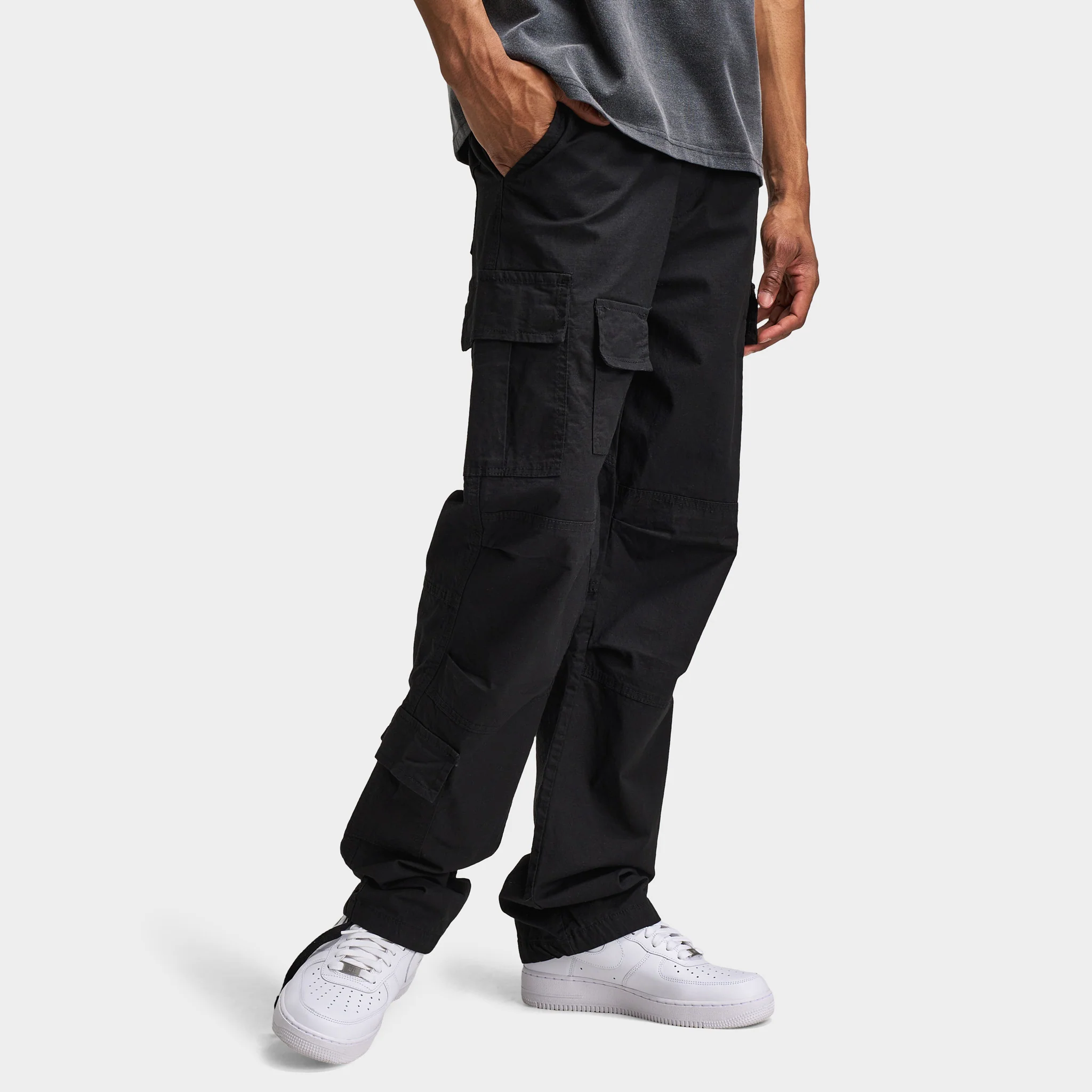 Supply & Demand Strap Cargo Pants / Black