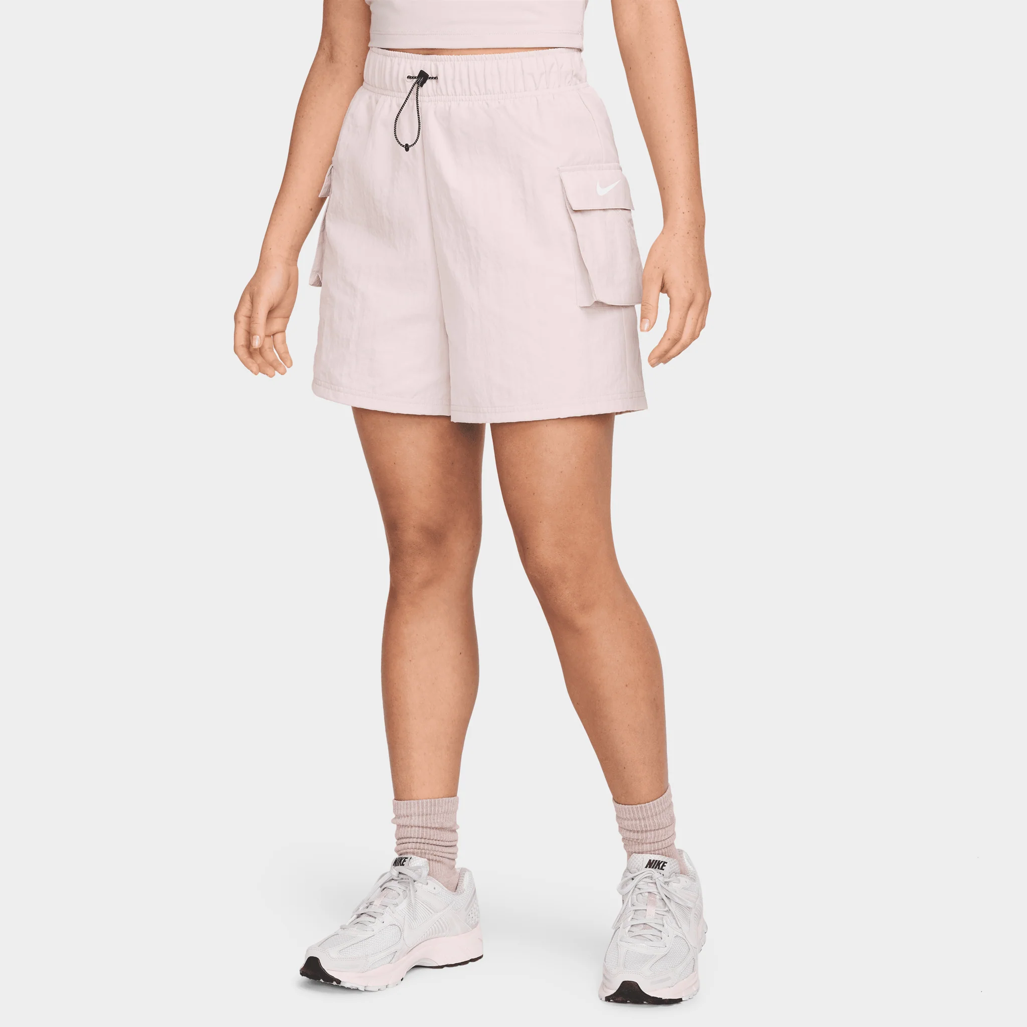 Nike Sportswear Women's Woven High-Rise Shorts Platinum Violet / Sail