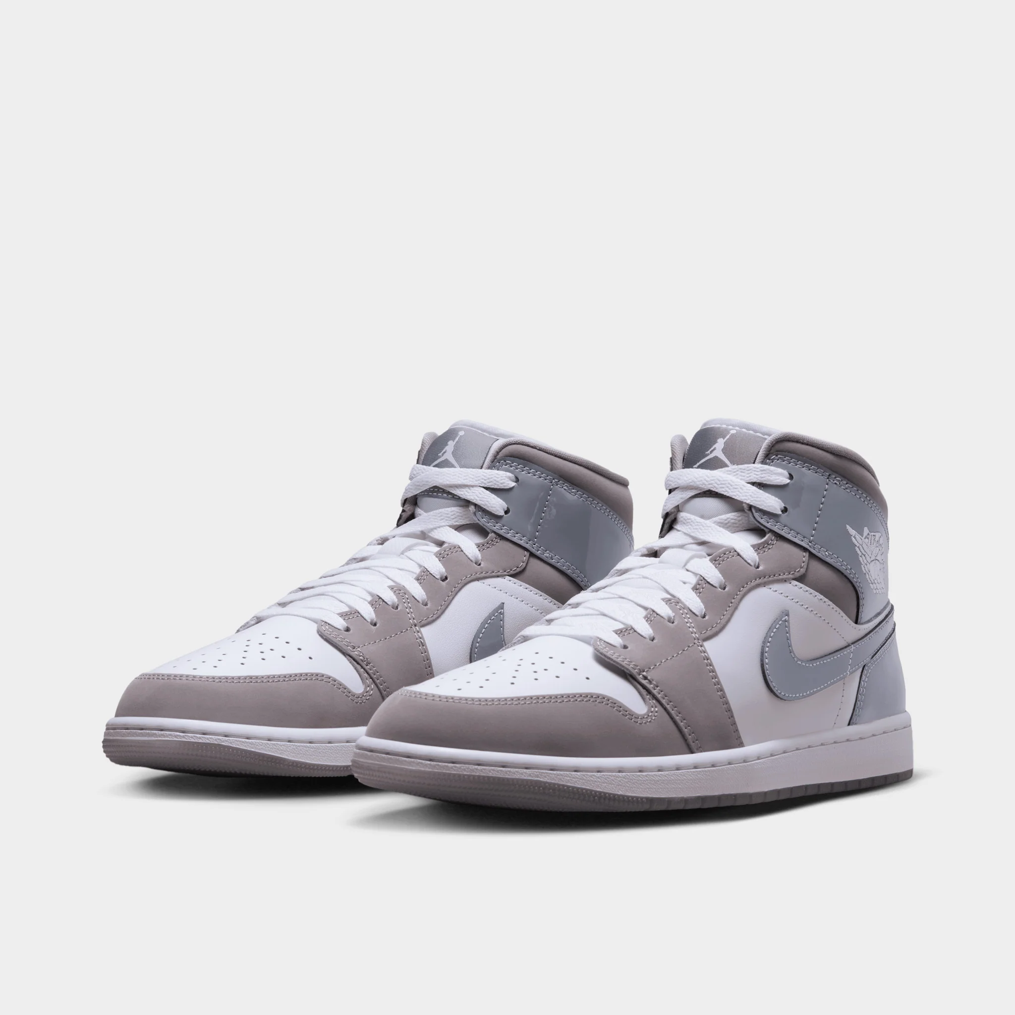 Jordan 1 Mid SE White / Cool Grey - Medium Grey