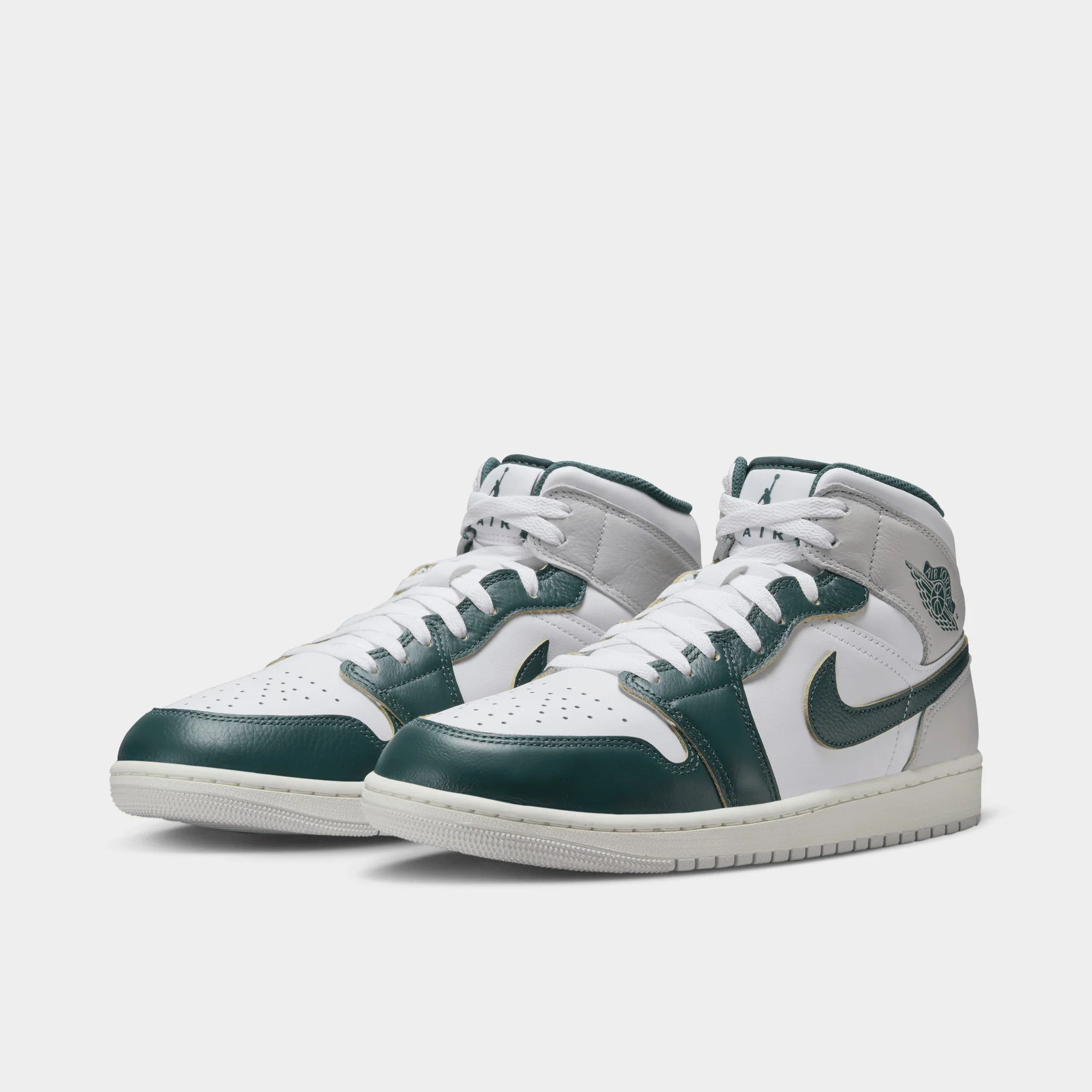 Jordan 1 Mid SE White / Oxidized Green - Sail