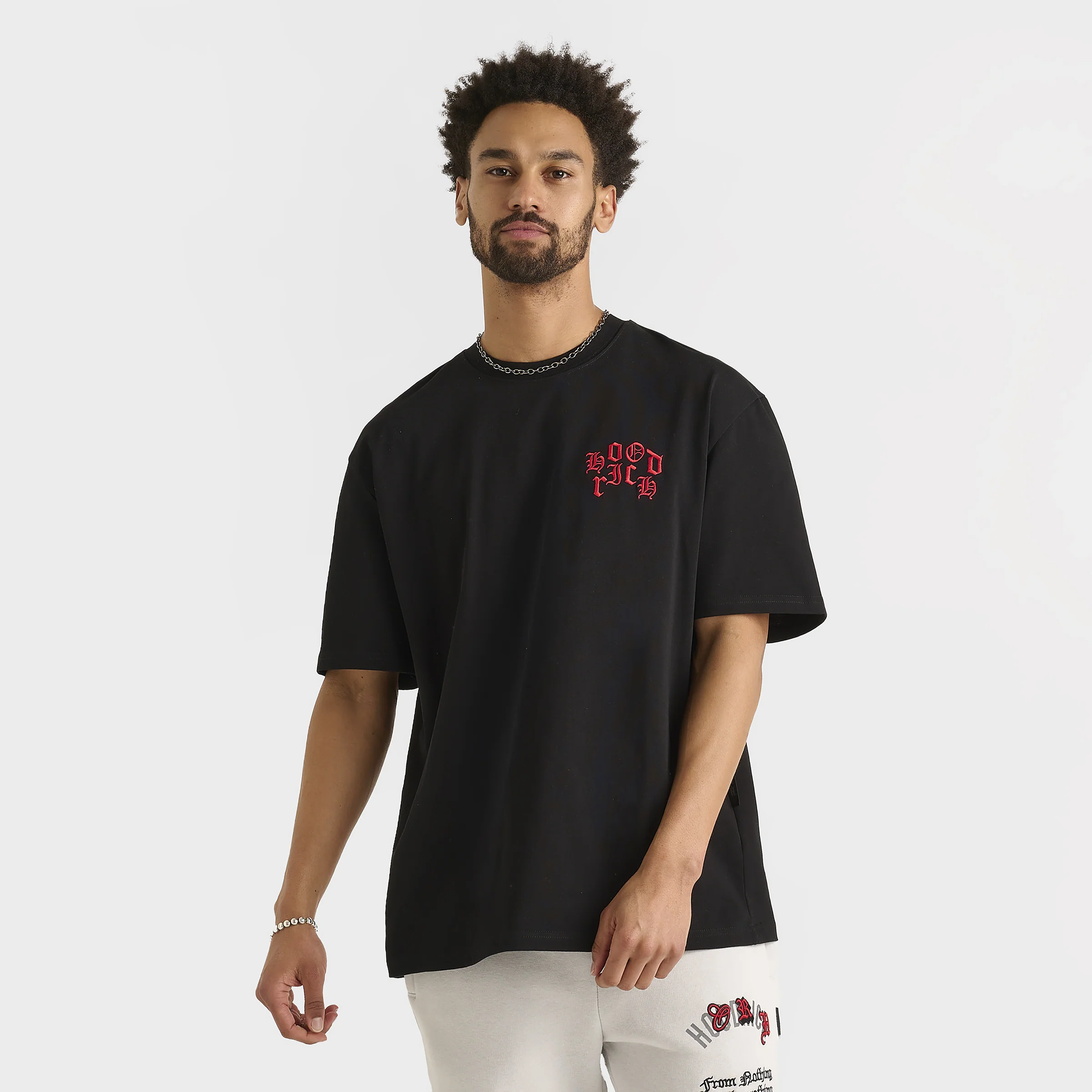 Hoodrich Crown Graphic T-Shirt Black / Lychee