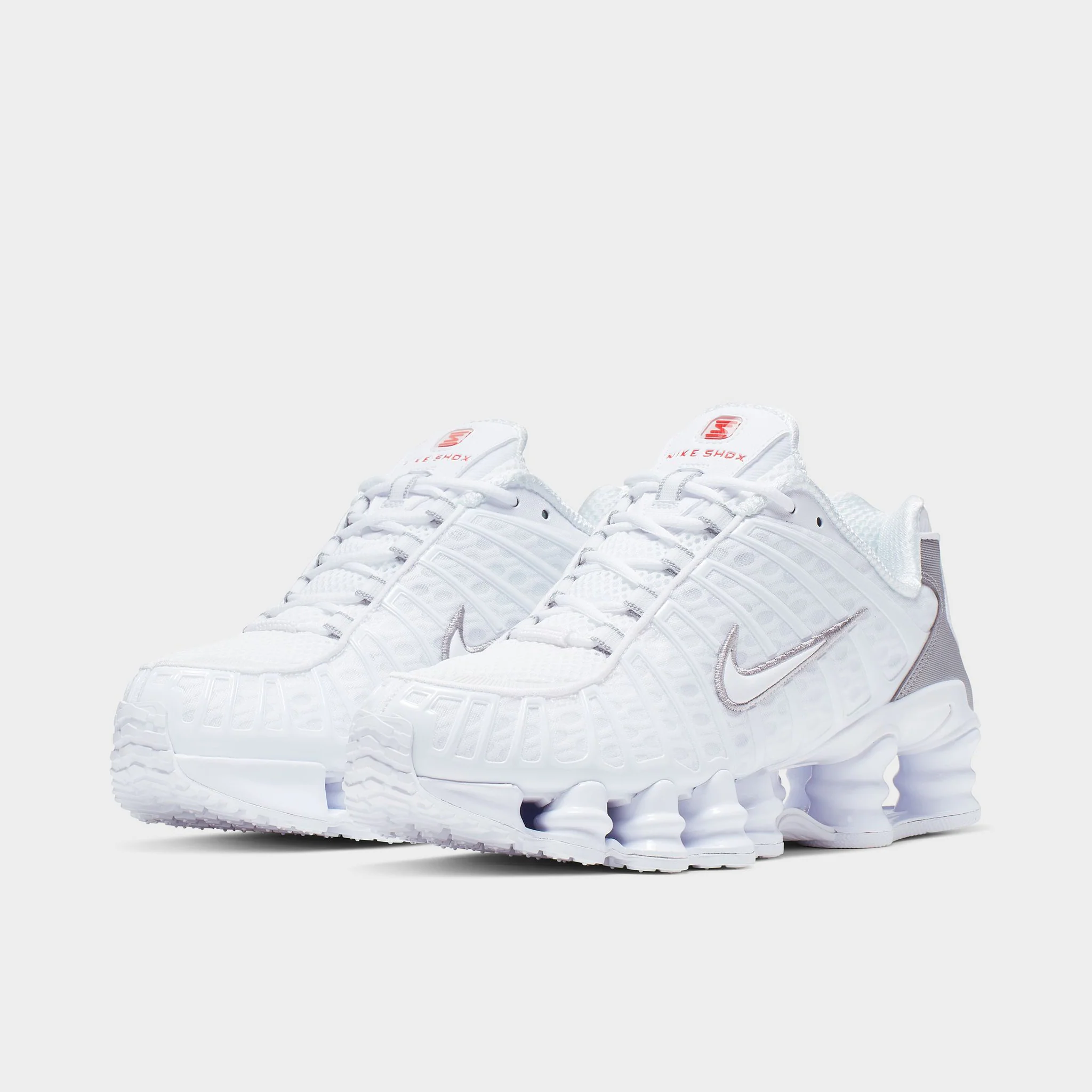 Nike Women's Shox TL White / White - Metallic Silver