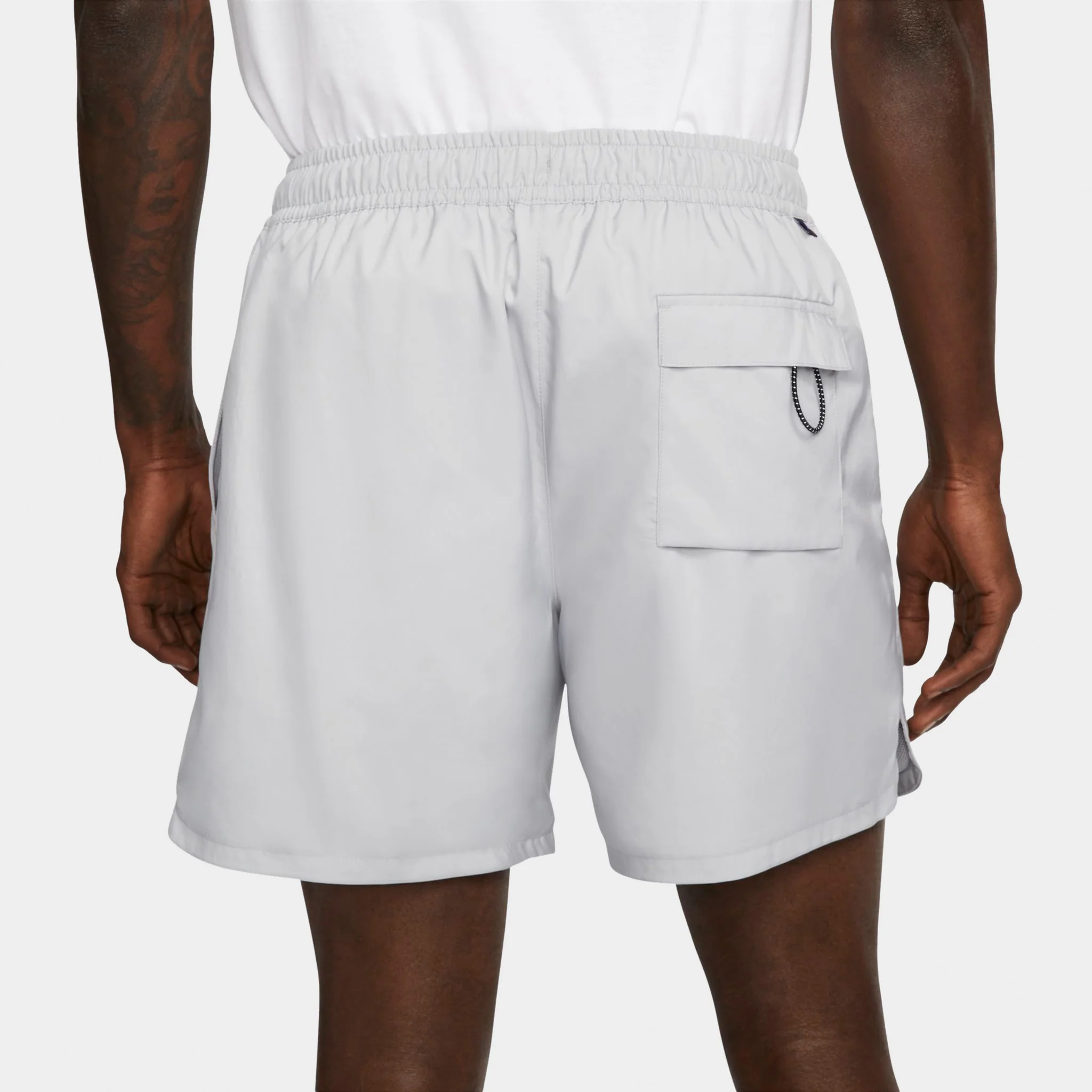 Nike Sport Essentials Woven Lined Flow Shorts Light Smoke Grey / White