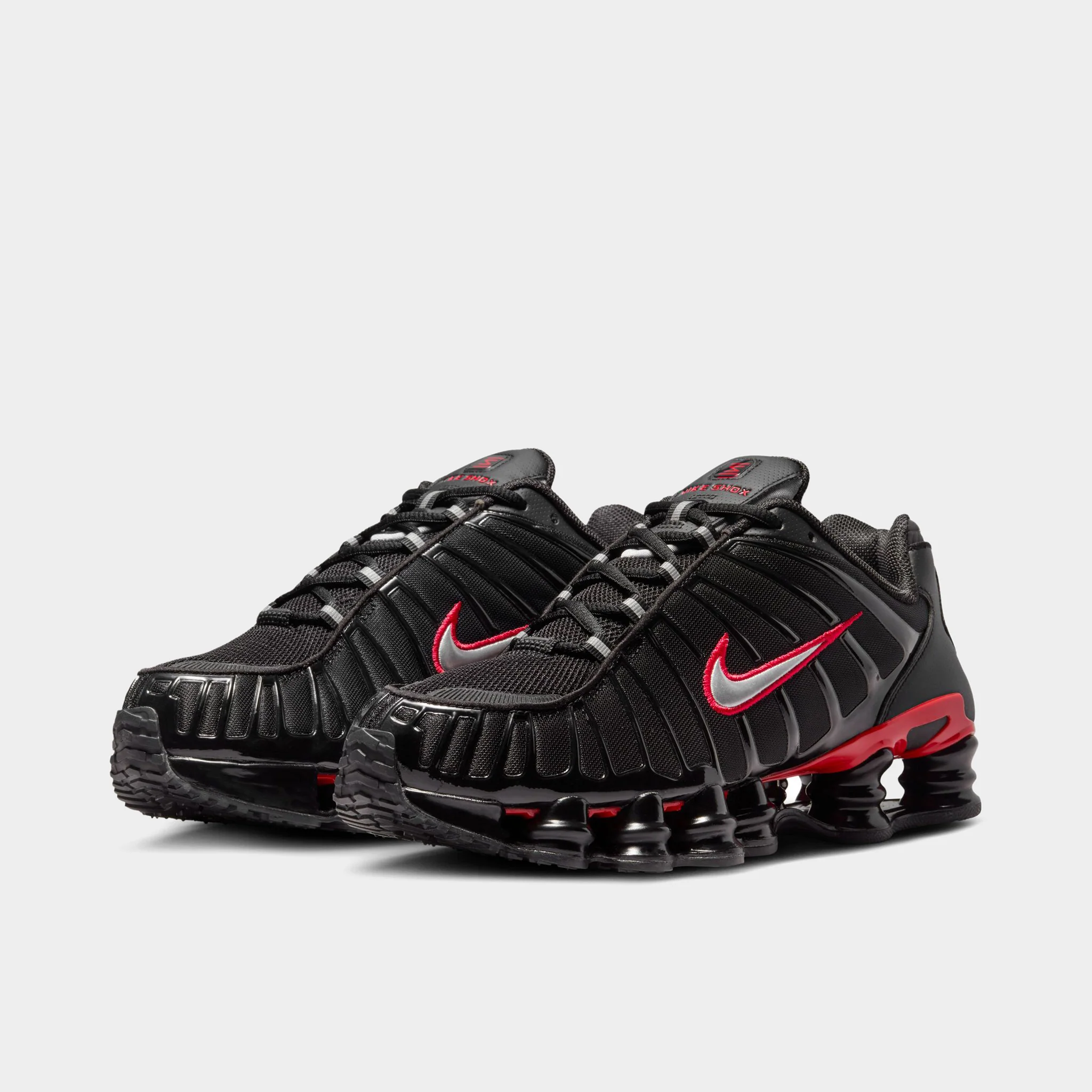 Nike Shox TL Black / Metallic Silver - University Red
