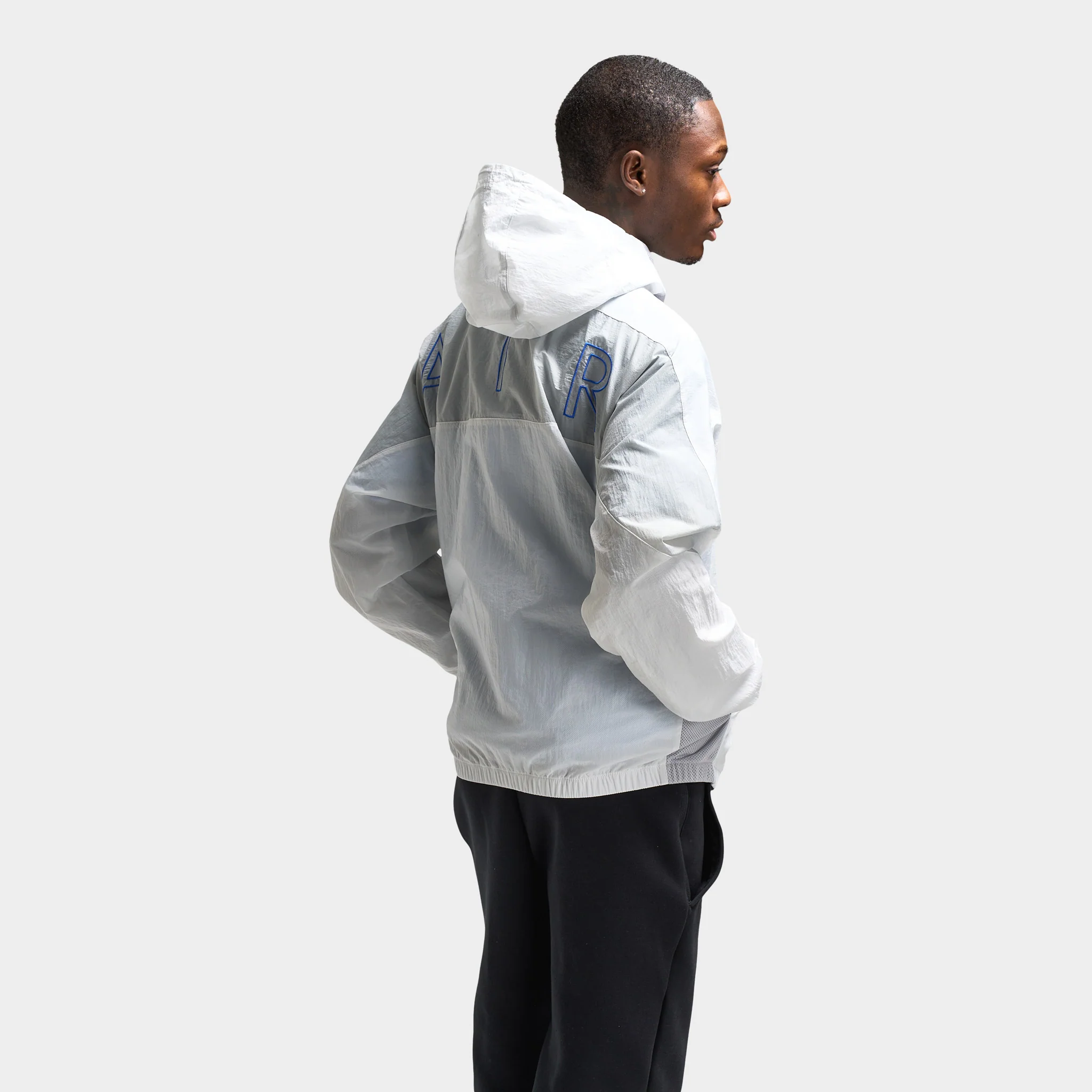 Nike Air Woven Jacket Photon Dust / Lt Smoke Grey - Black