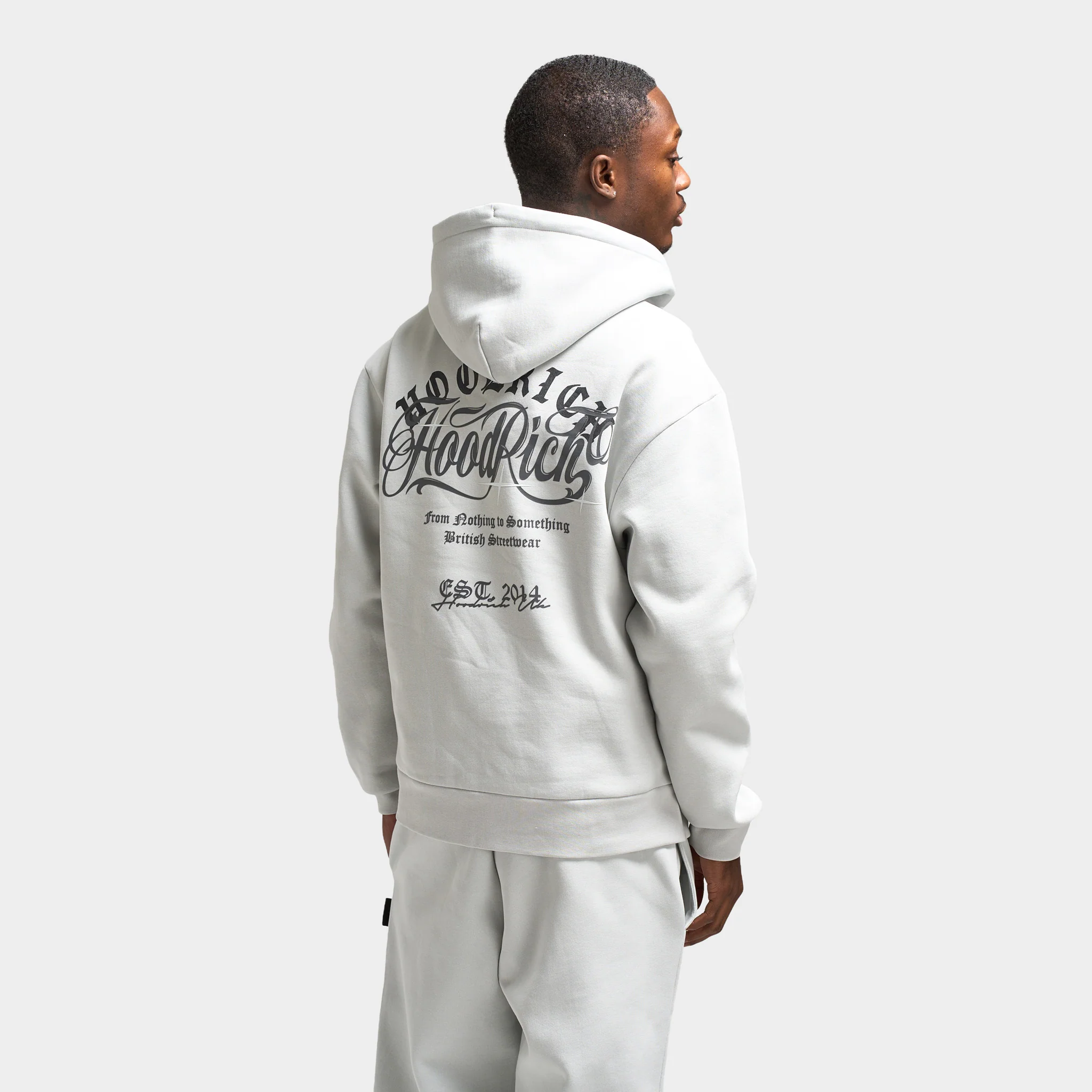 Hoodrich Legacy Oversized Hoodie Dawn Blue / Lava Smoke - Anthracite