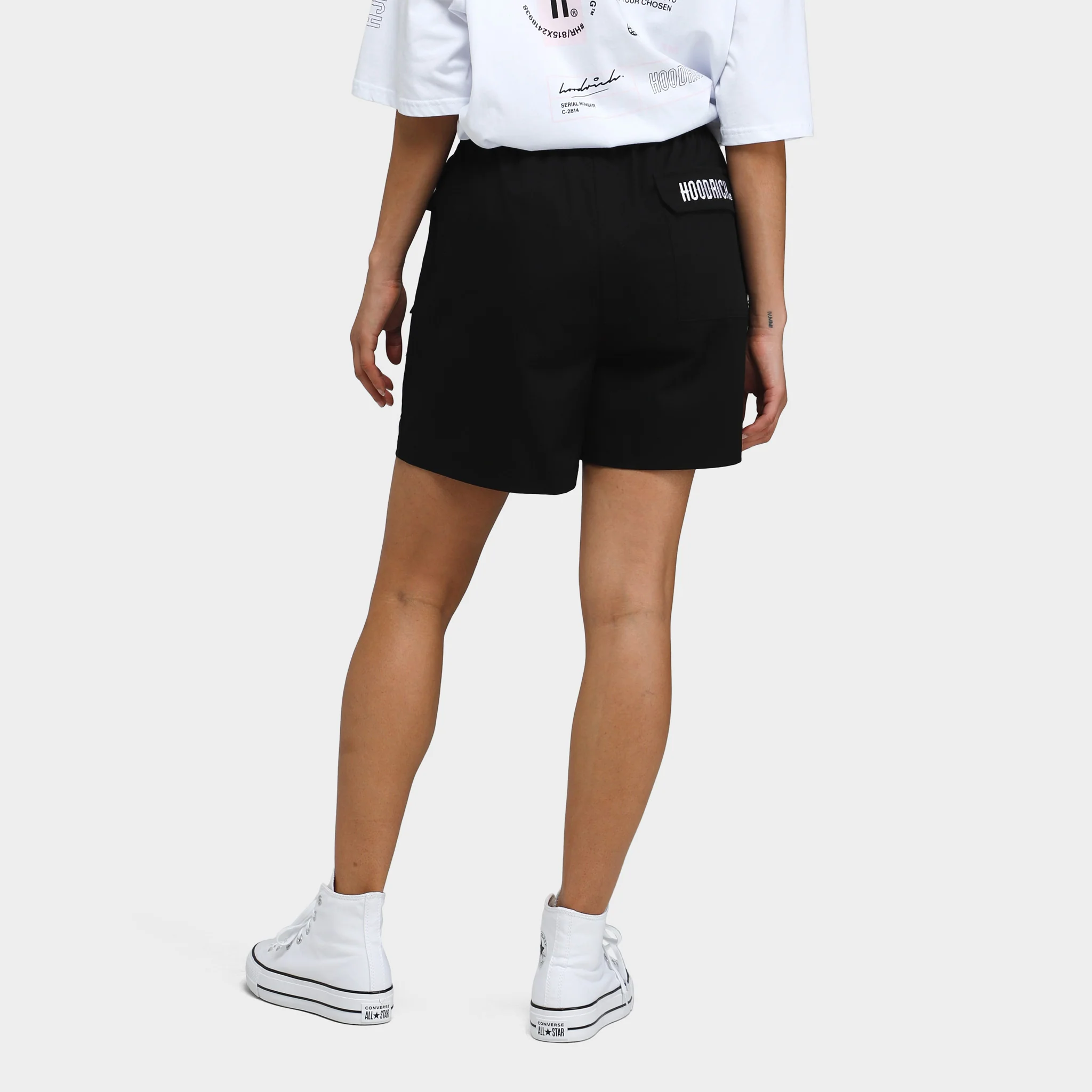 Hoodrich Women's OG Combat Cargo Shorts / Black