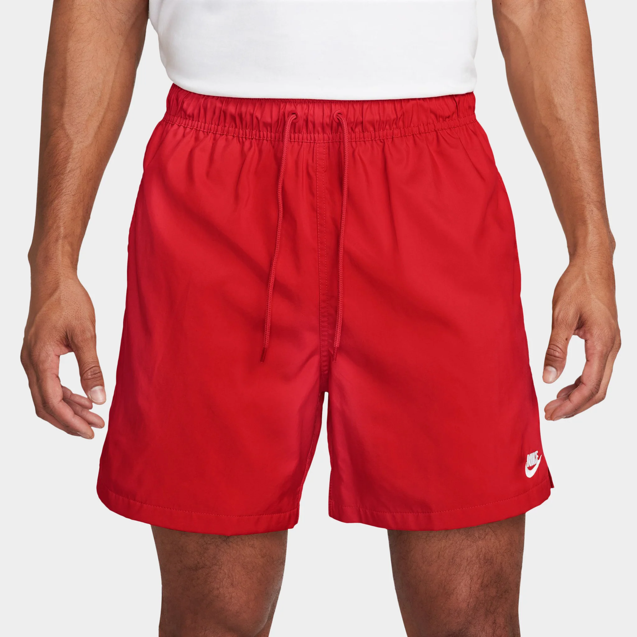 Nike Club Flow Shorts University Red / White