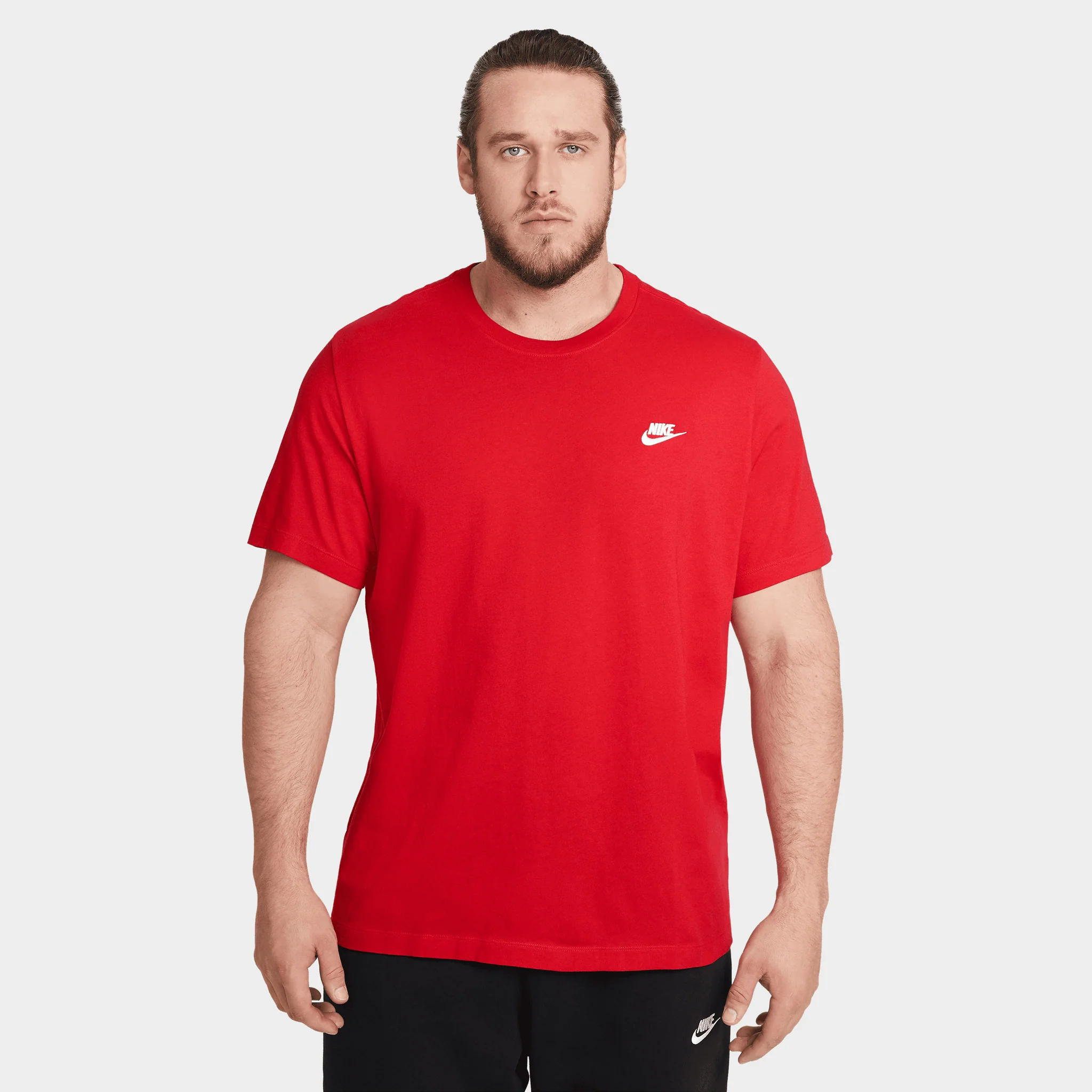 Nike Sportswear Club T-shirt University Red / White