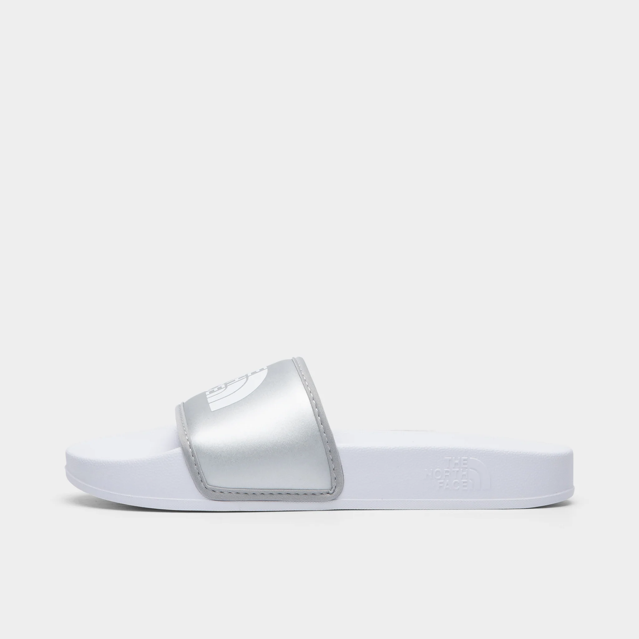 The North Face Women's Base Camp Slide III Metallic Metallic Silver / TNF White