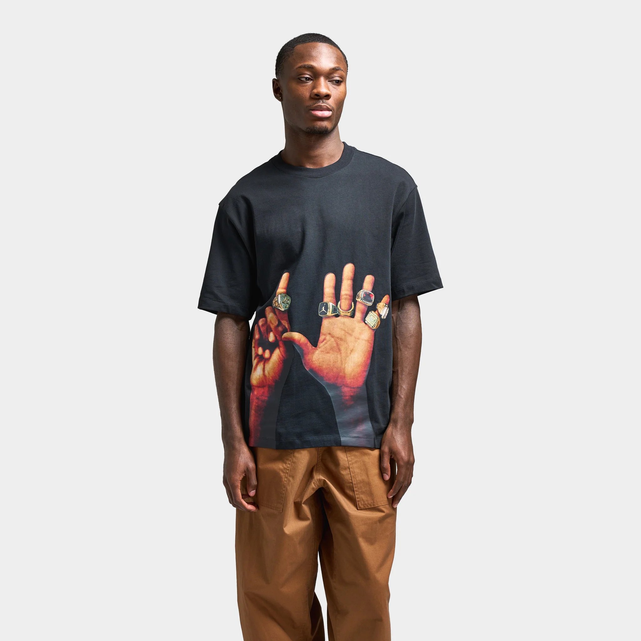 Jordan Flight MVP Rings Graphic T-Shirt Black / Sail