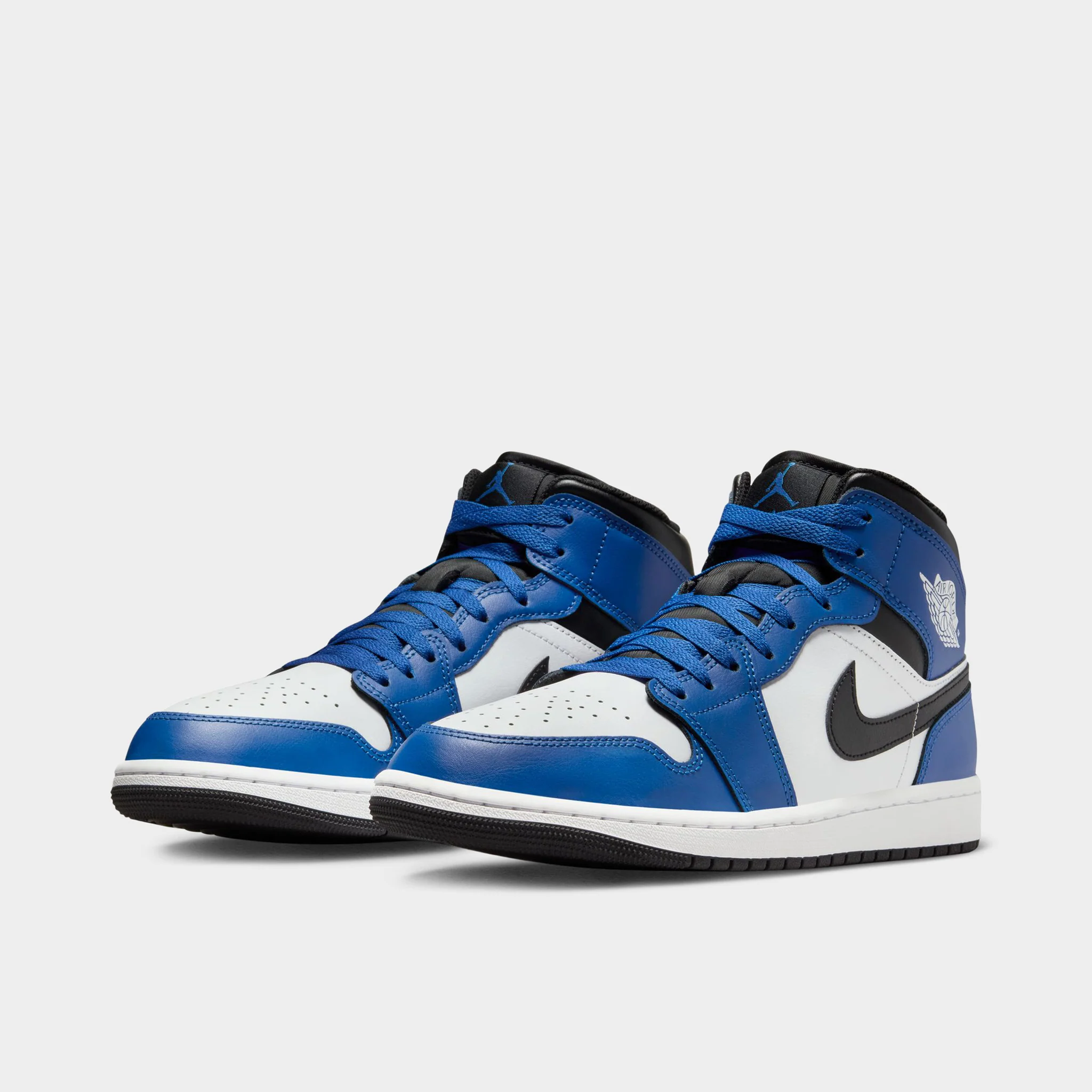 Jordan 1 Mid Game Royal / Black - White