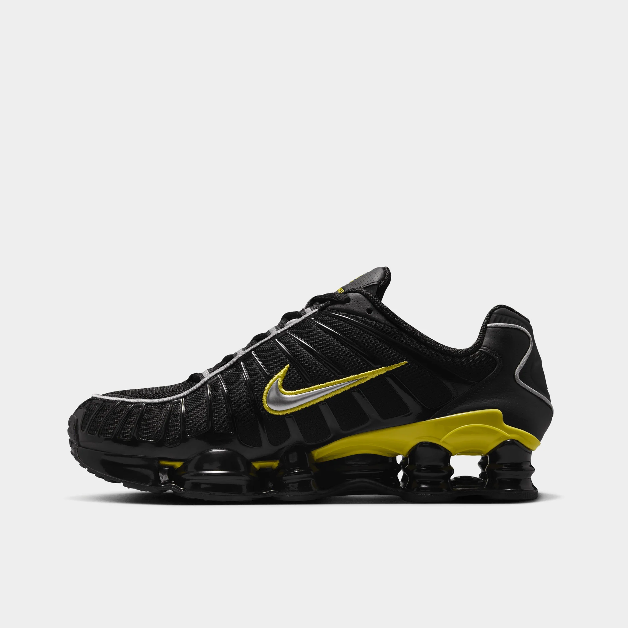 Nike Shox TL Black / Metallic Silver - Dynamic Yellow