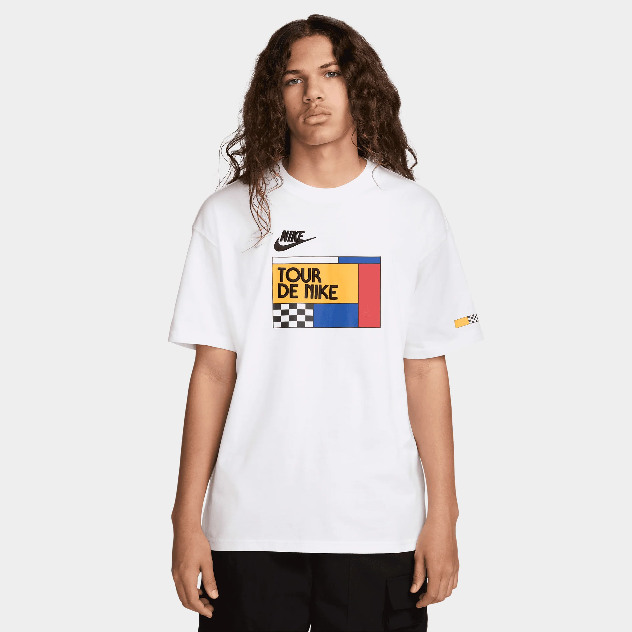 Nike Sportswear 'Tour de Nike' Graphic T-Shirt / White