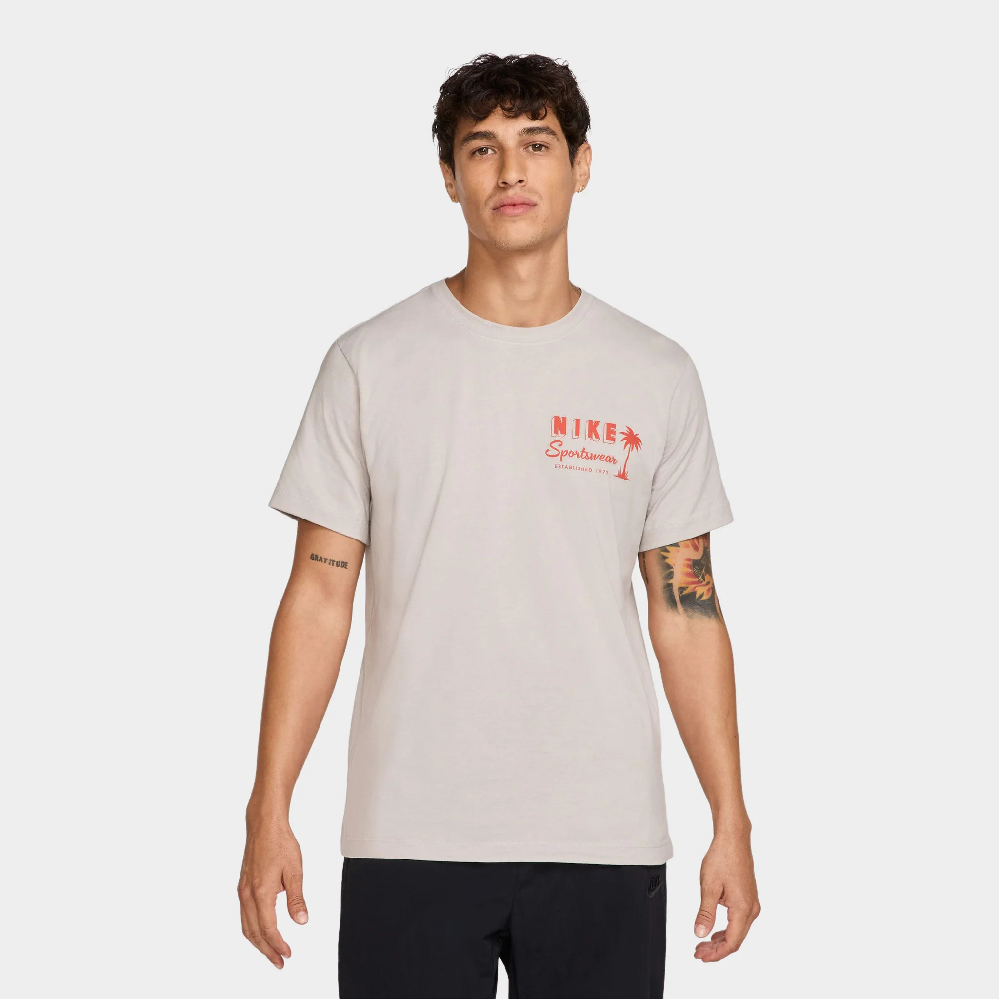 Nike Sportswear T-Shirt Sweet Light Iron Ore / Cinnabar