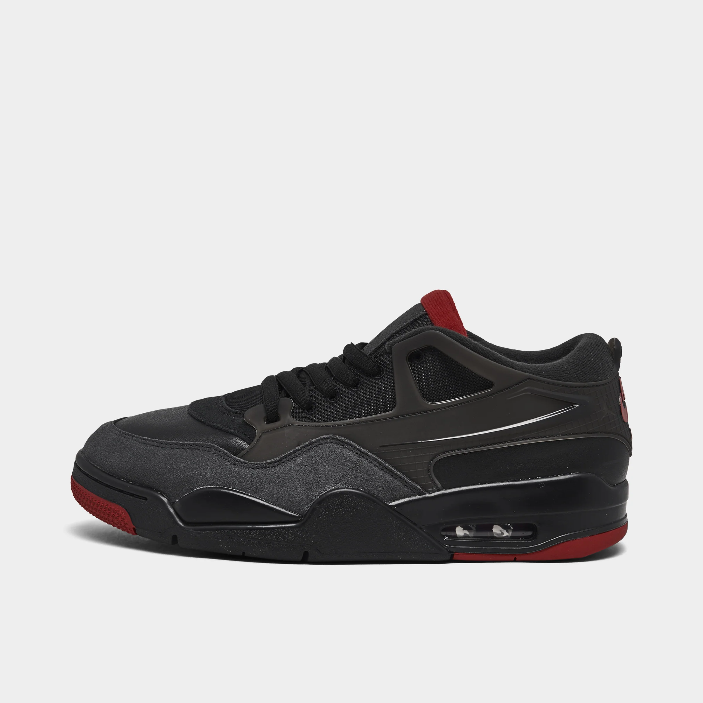 Jordan 4 RM Black / Varsity Red - Anthracite