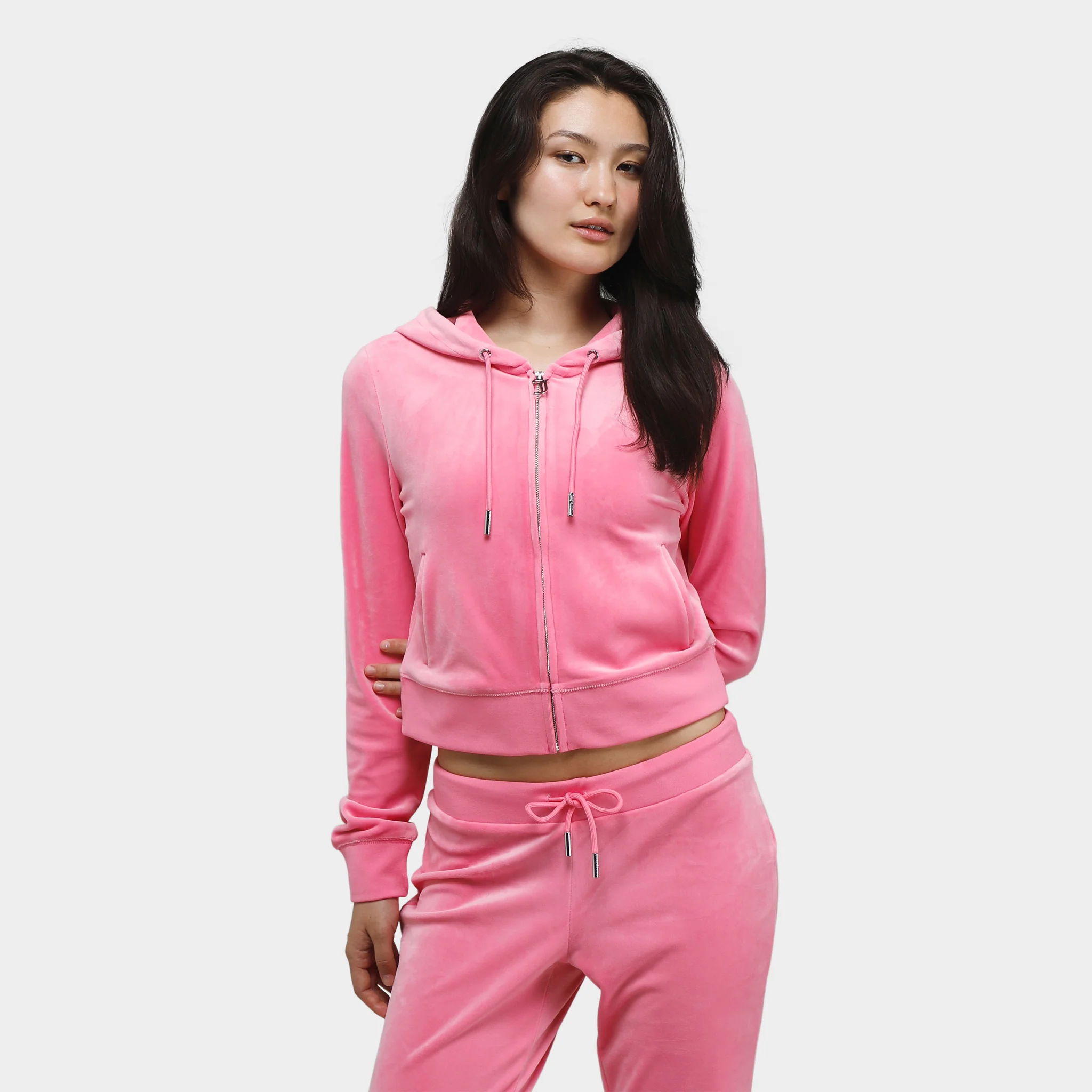 Juicy Couture Women's OG Bling Hoodie / Hot Hot Pink