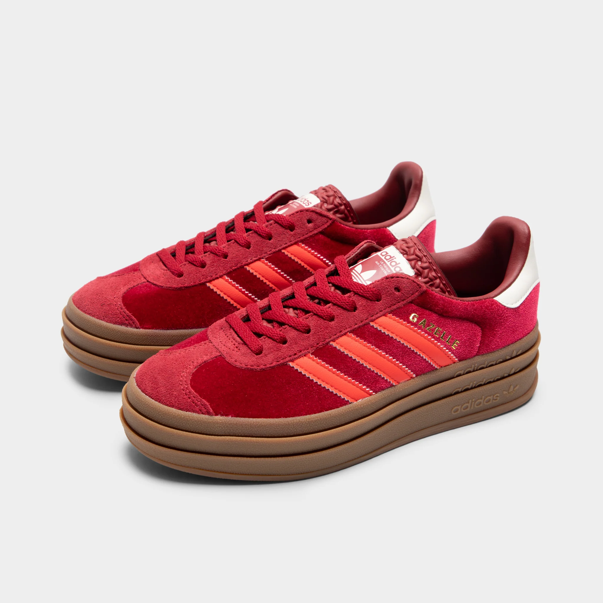 adidas Originals Women's Gazelle Bold Red / Off White