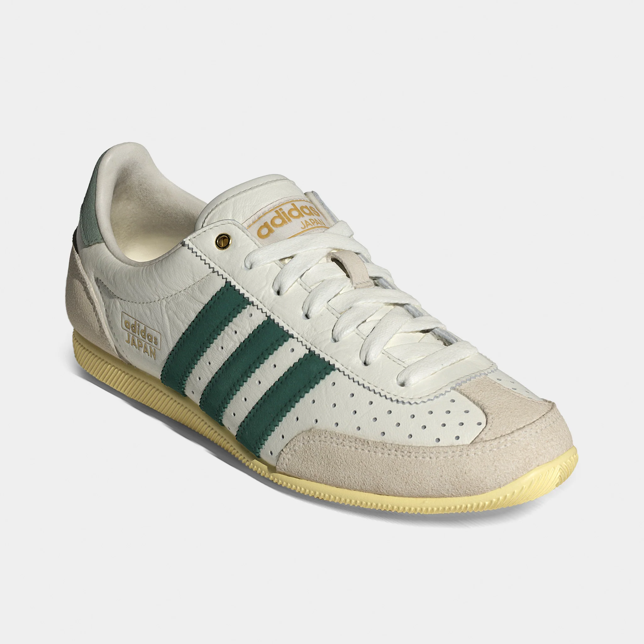 adidas Women's Japan Off White / Collegiate Green - Orange Tint