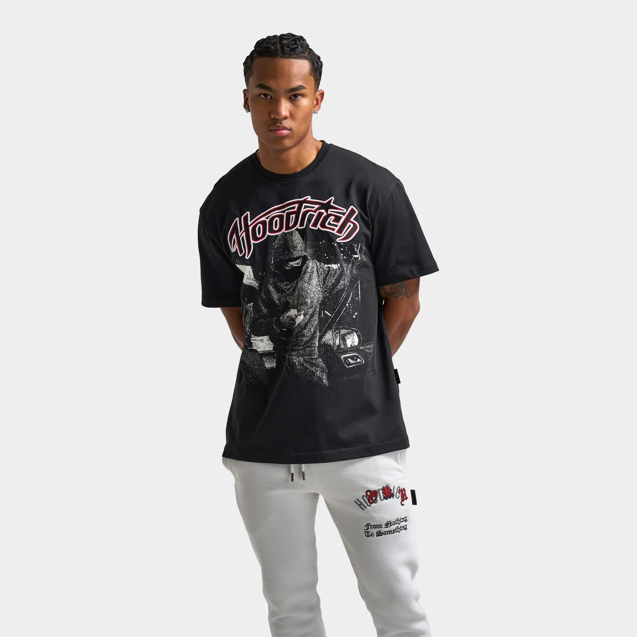Hoodrich Galaxy Graphic T-Shirt Black / White - Lychee