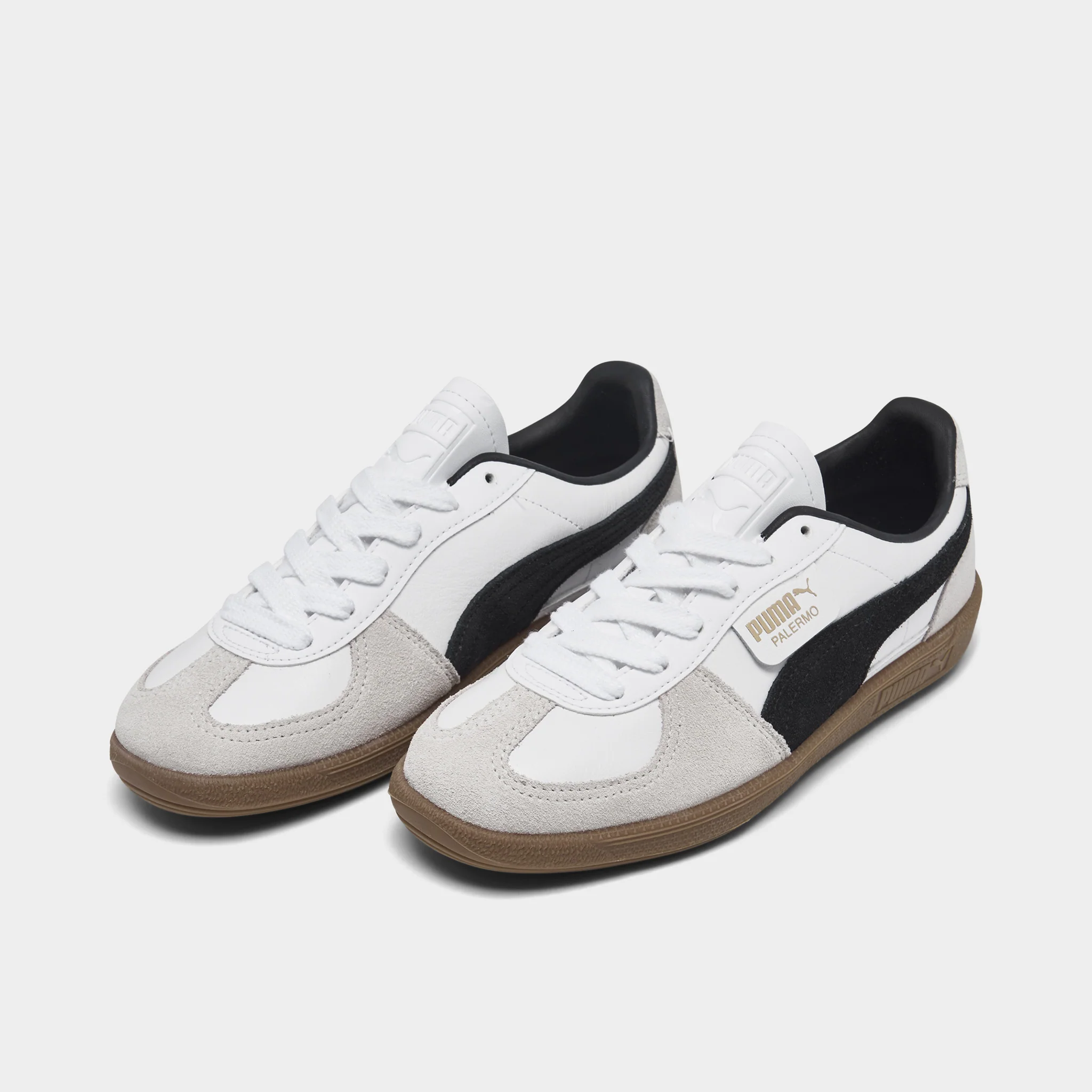 Puma Women's Palermo Leather White / Vapor Grey - Gum