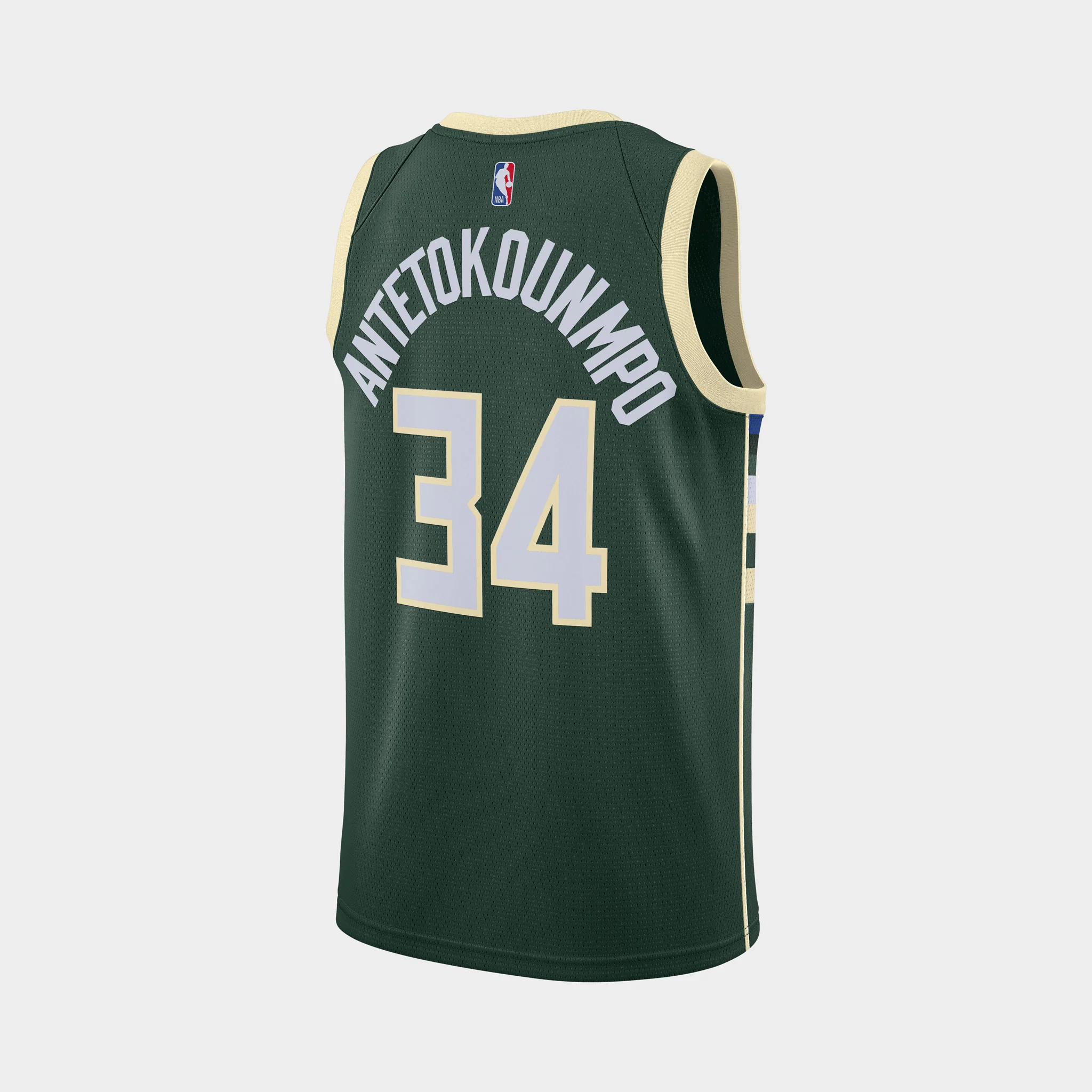 Nike Milwaukee Bucks Icon Edition 2022/23 Swingman Jersey / Fir
