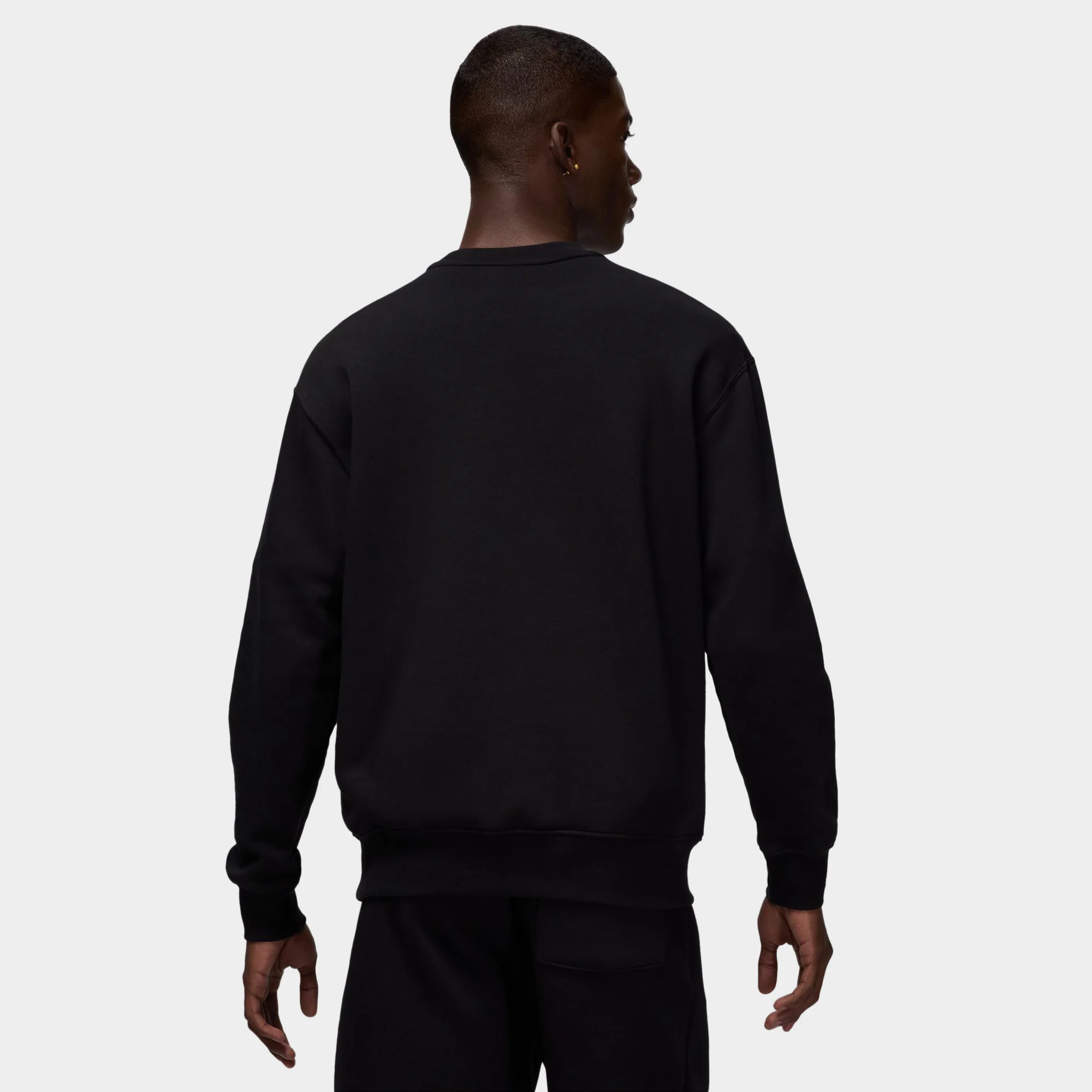 Jordan Brooklyn Fleece Crewneck Black / White