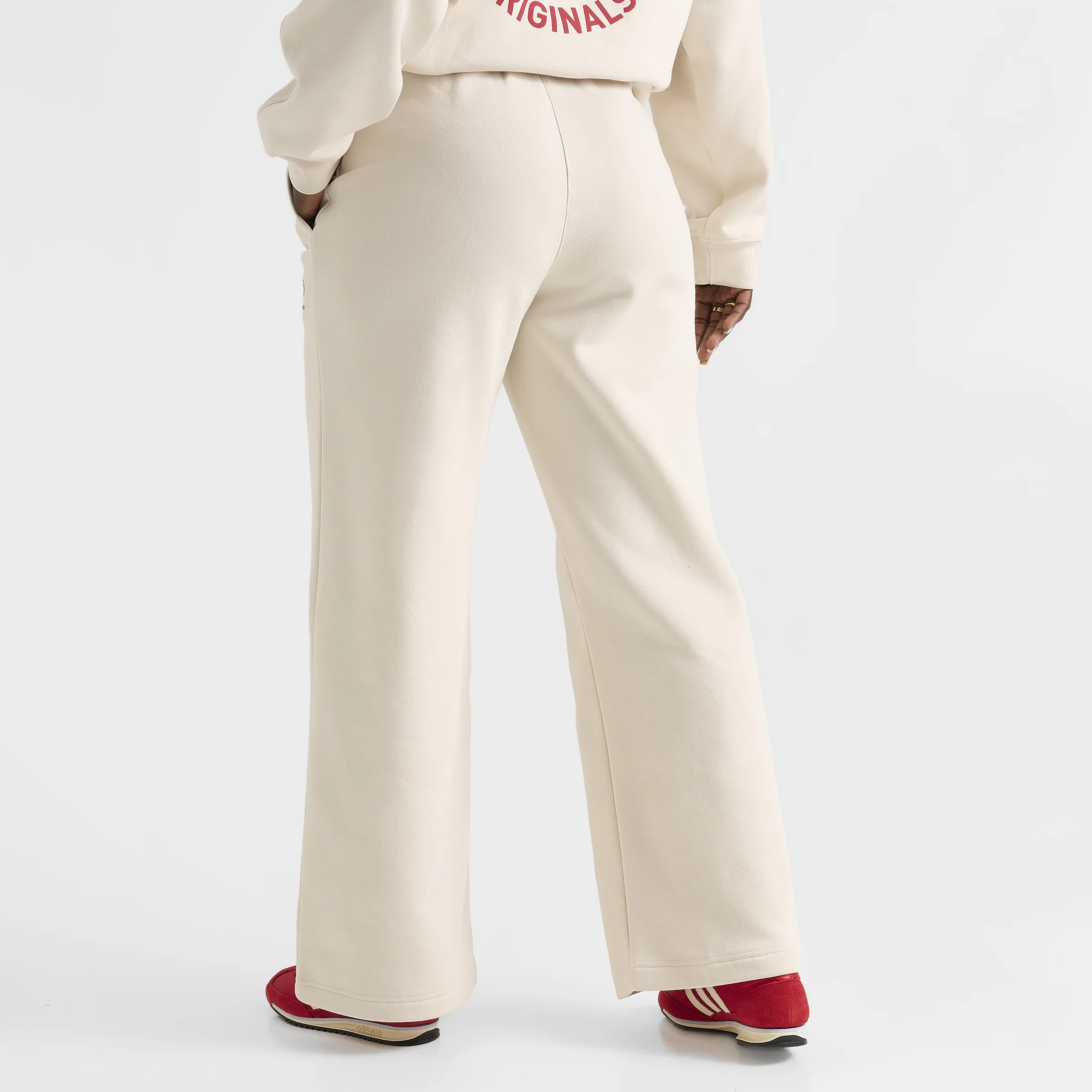 adidas Women's Cherry Wide Leg Pants / Wonder White