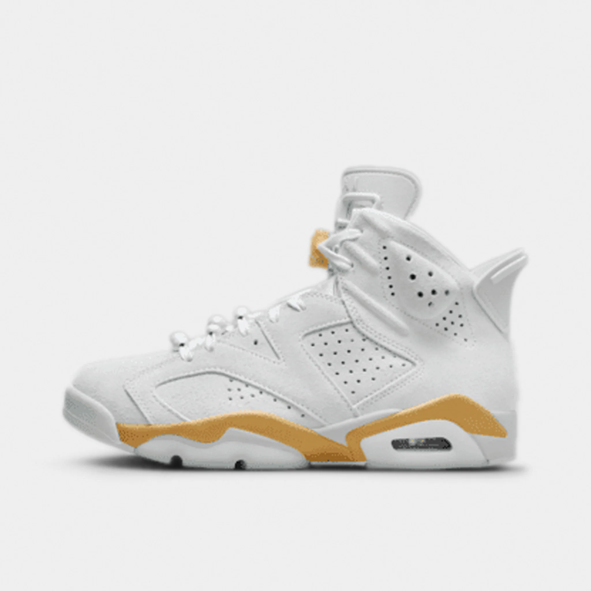Jordan Women's 6 Retro Pure Platinum / Metallic Gold - Coconut Milk